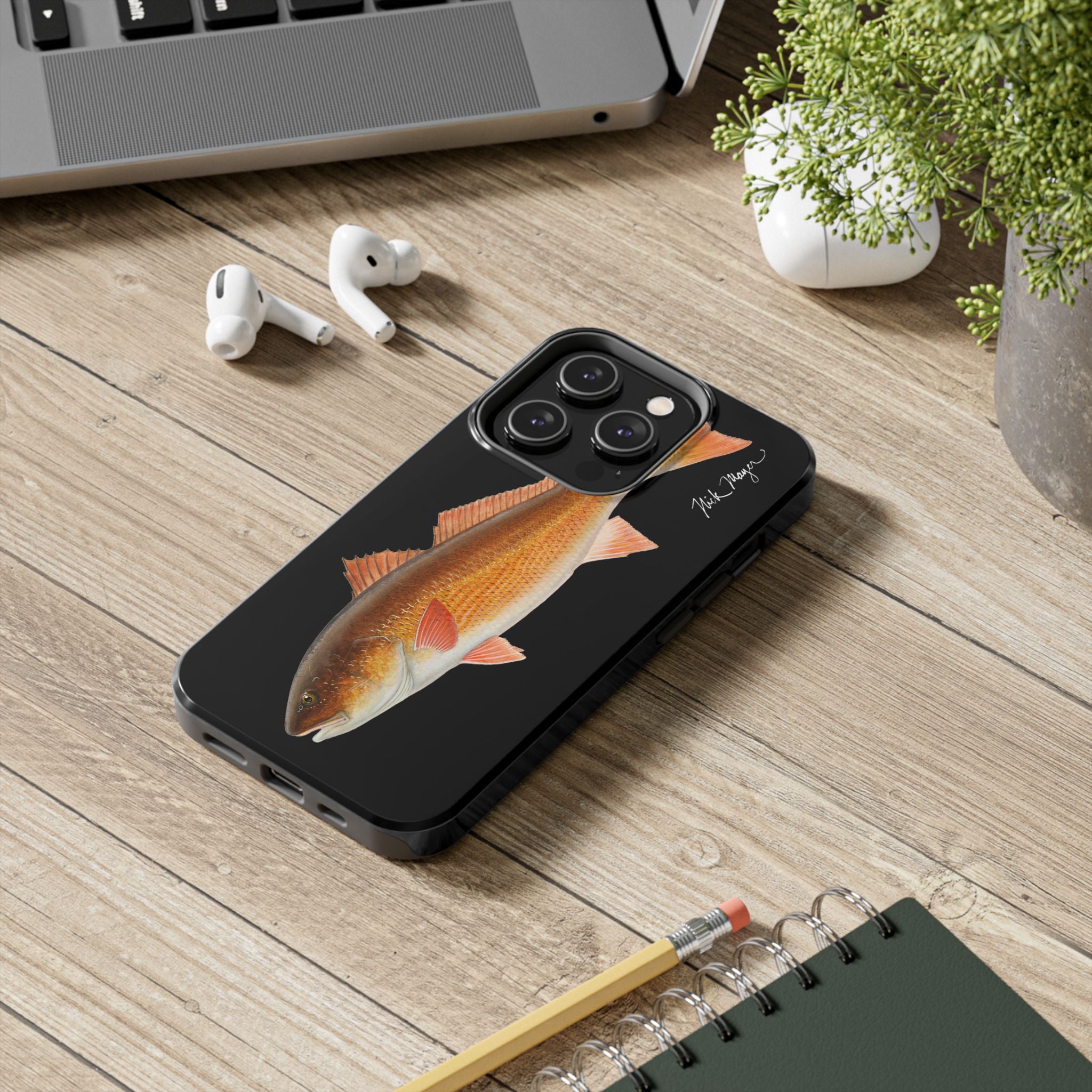 Redfish Black Phone Case (iPhone)