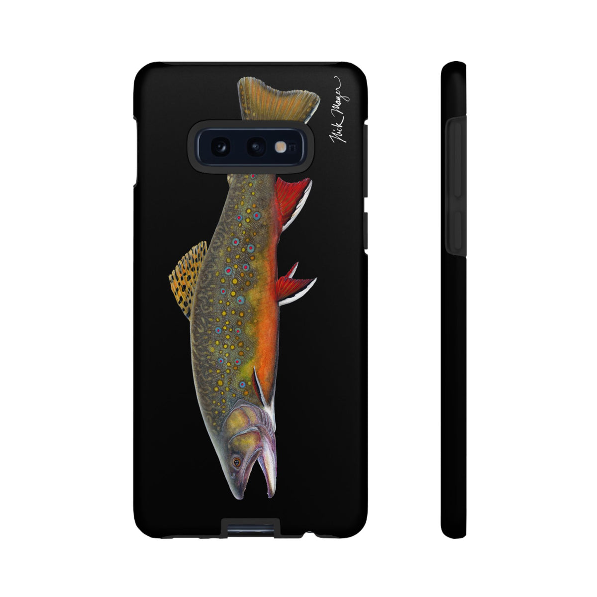 Brook Trout Black Phone Case (Samsung)