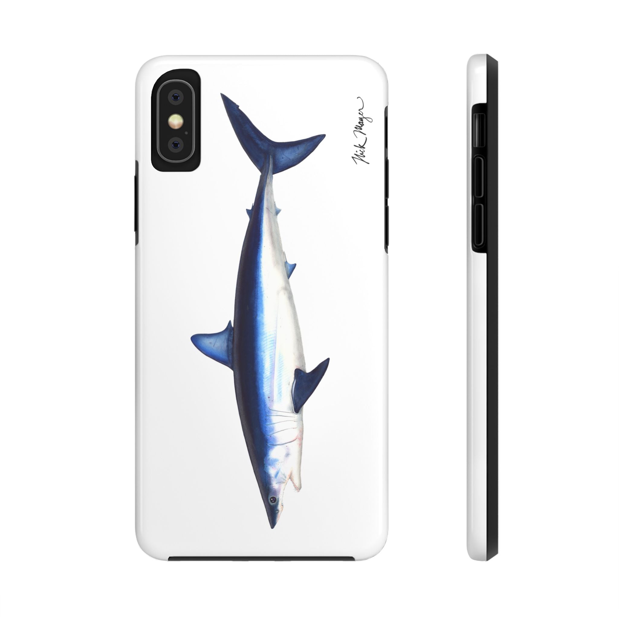 Mako Shark White Phone Case (iPhone)