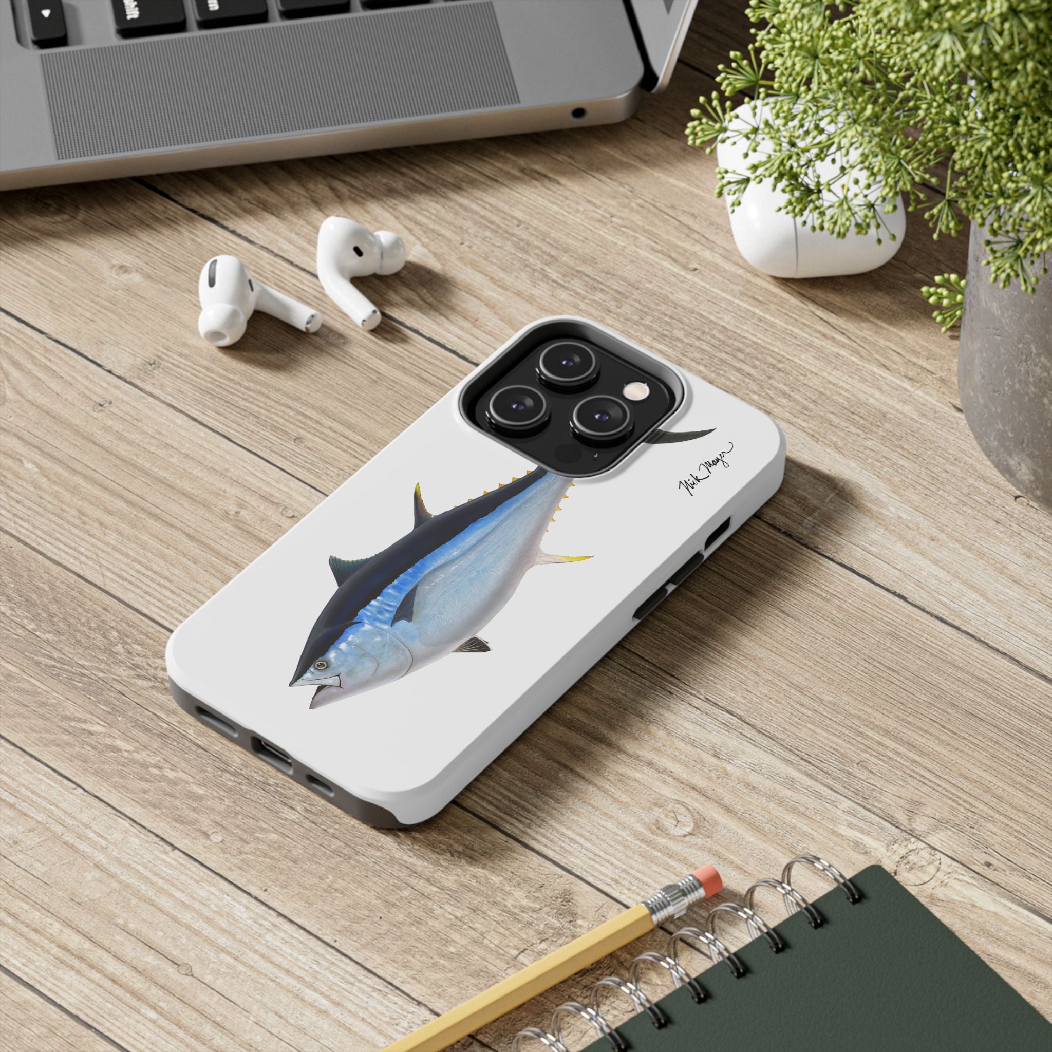 Giant Bluefin II White Phone Case (iPhone)