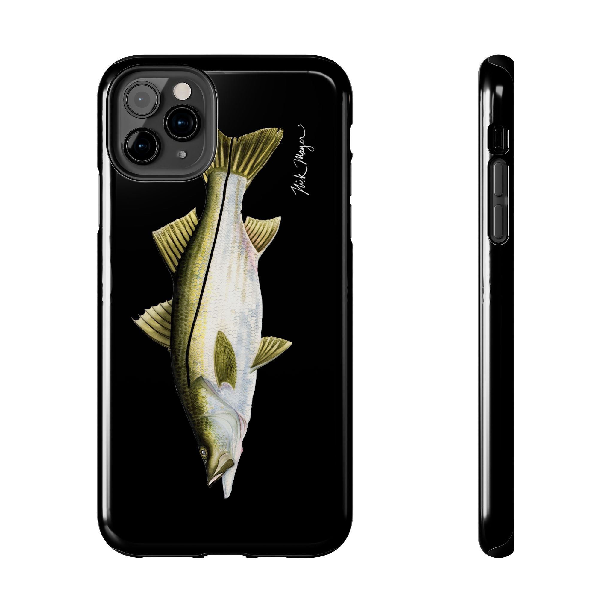 Snook Black Phone Case (iPhone)