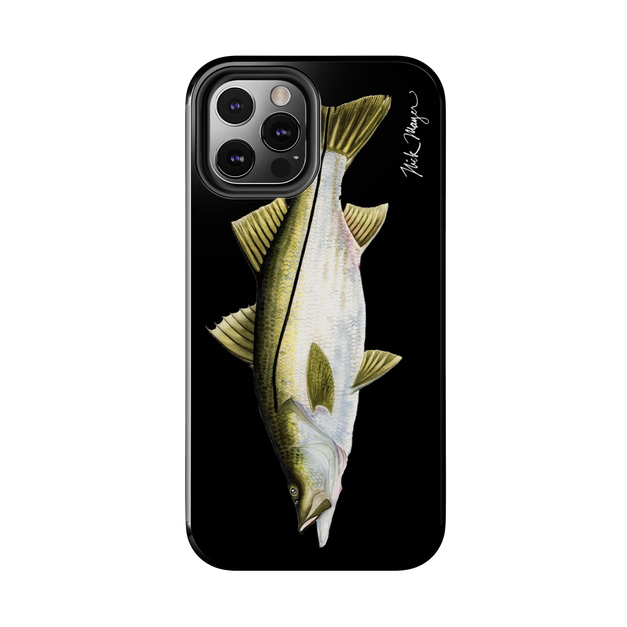 Snook Black Phone Case (iPhone)