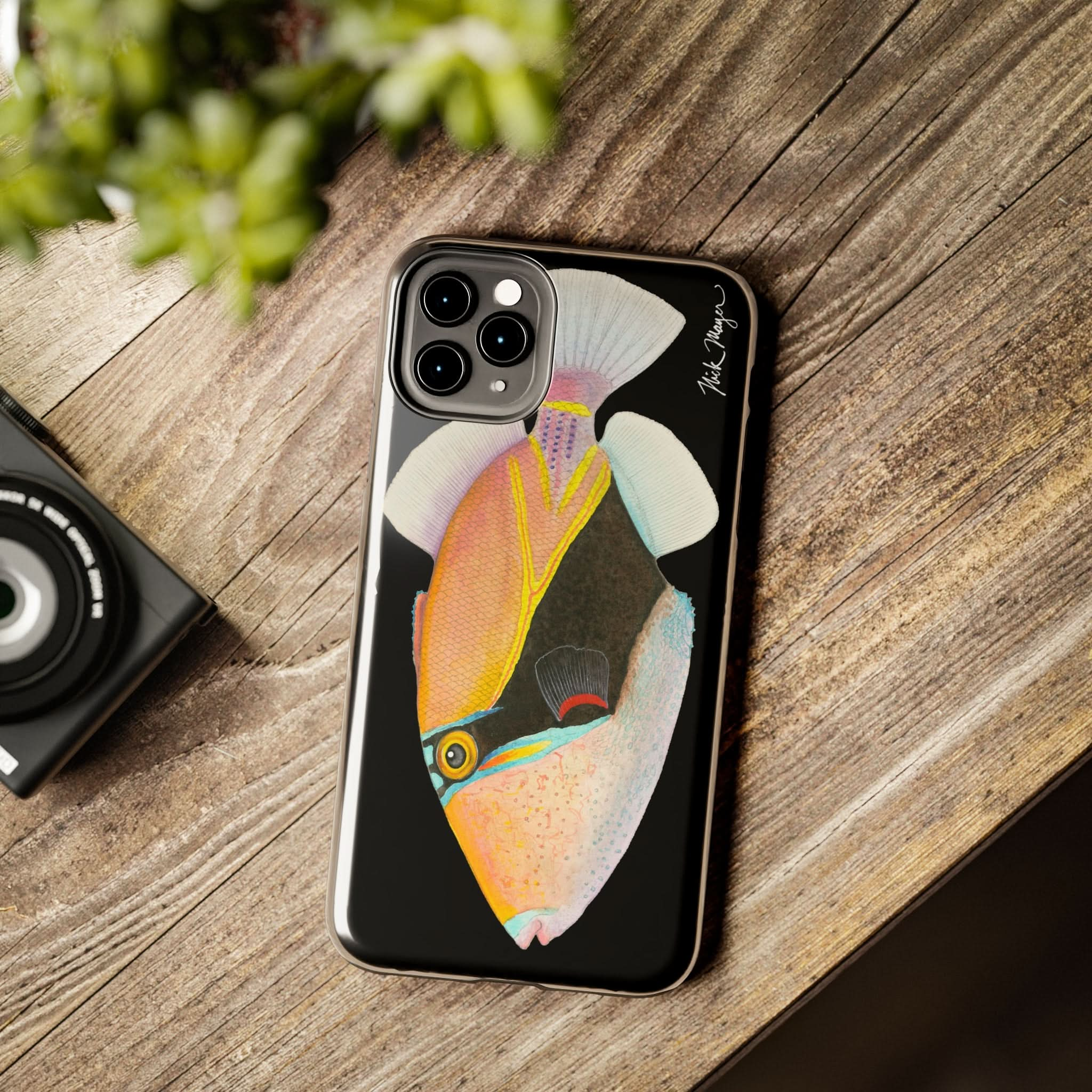 Humuhumunukunukuapua'a Black Phone Case (iPhone)