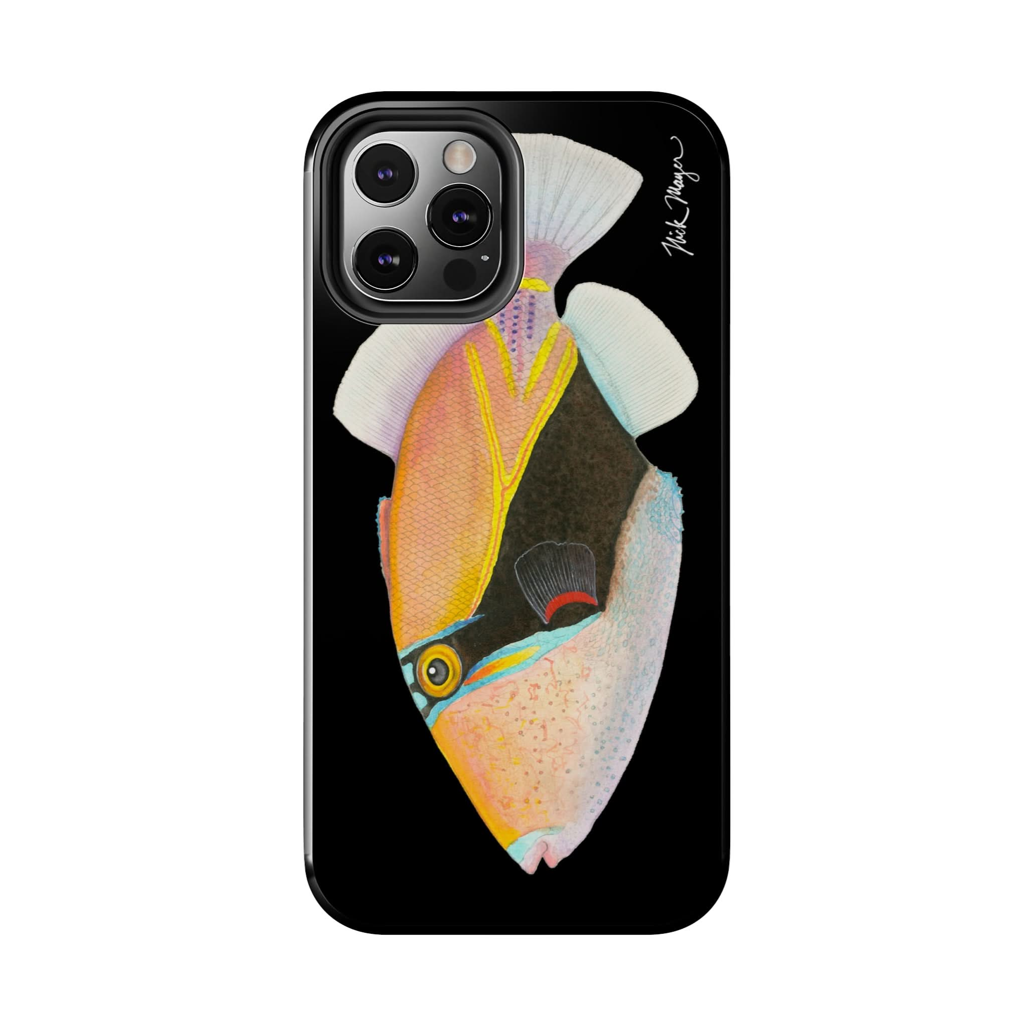 Humuhumunukunukuapua'a Black Phone Case (iPhone)