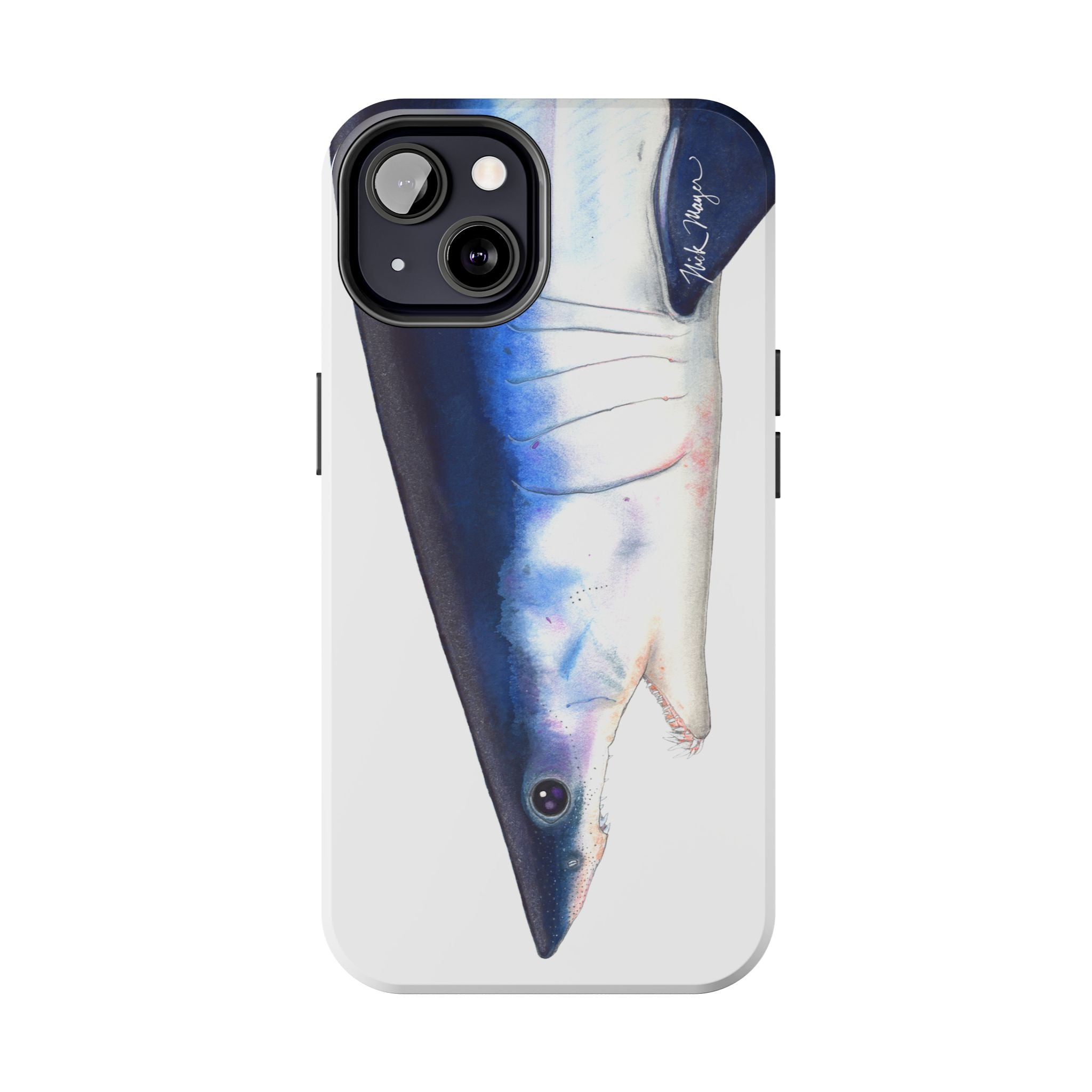 Mako Shark Face White Phone Case (iPhone)