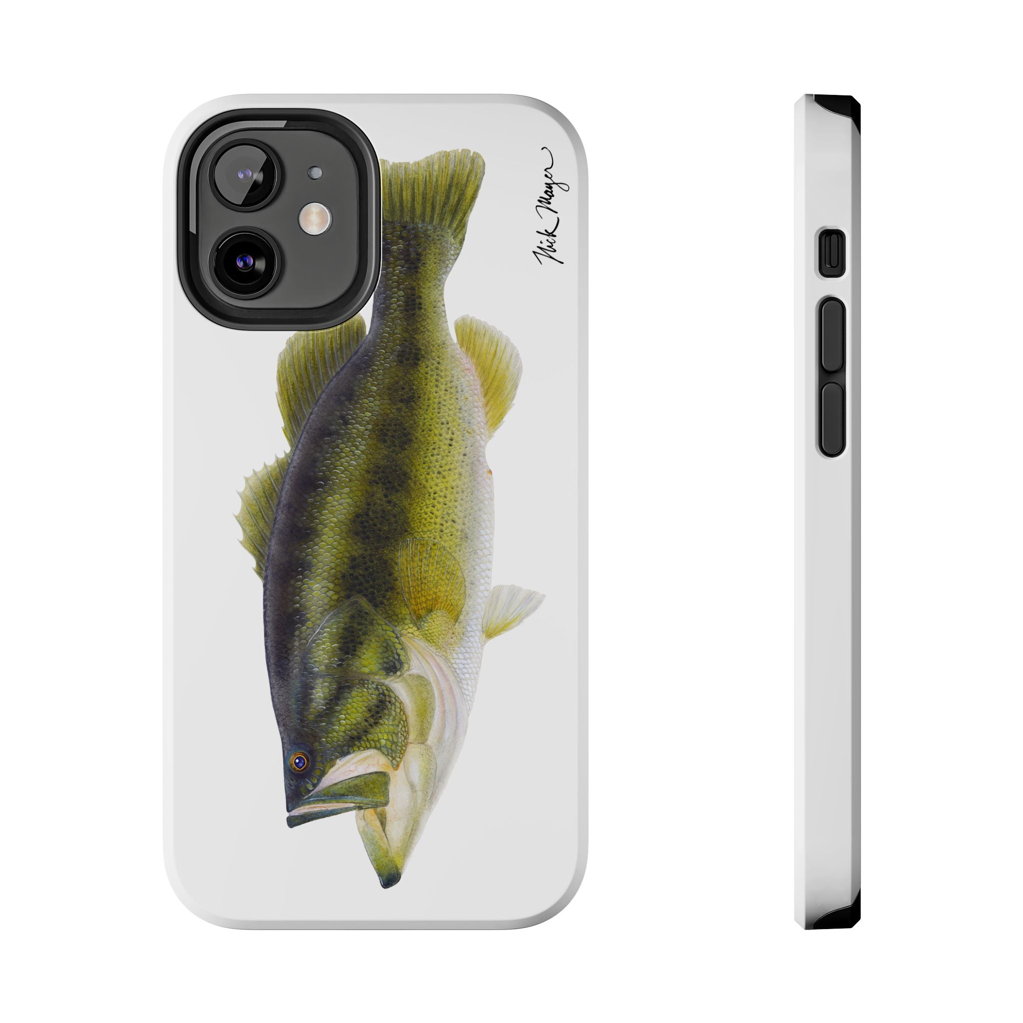 Largemouth Bass White Phone Case (iPhone)