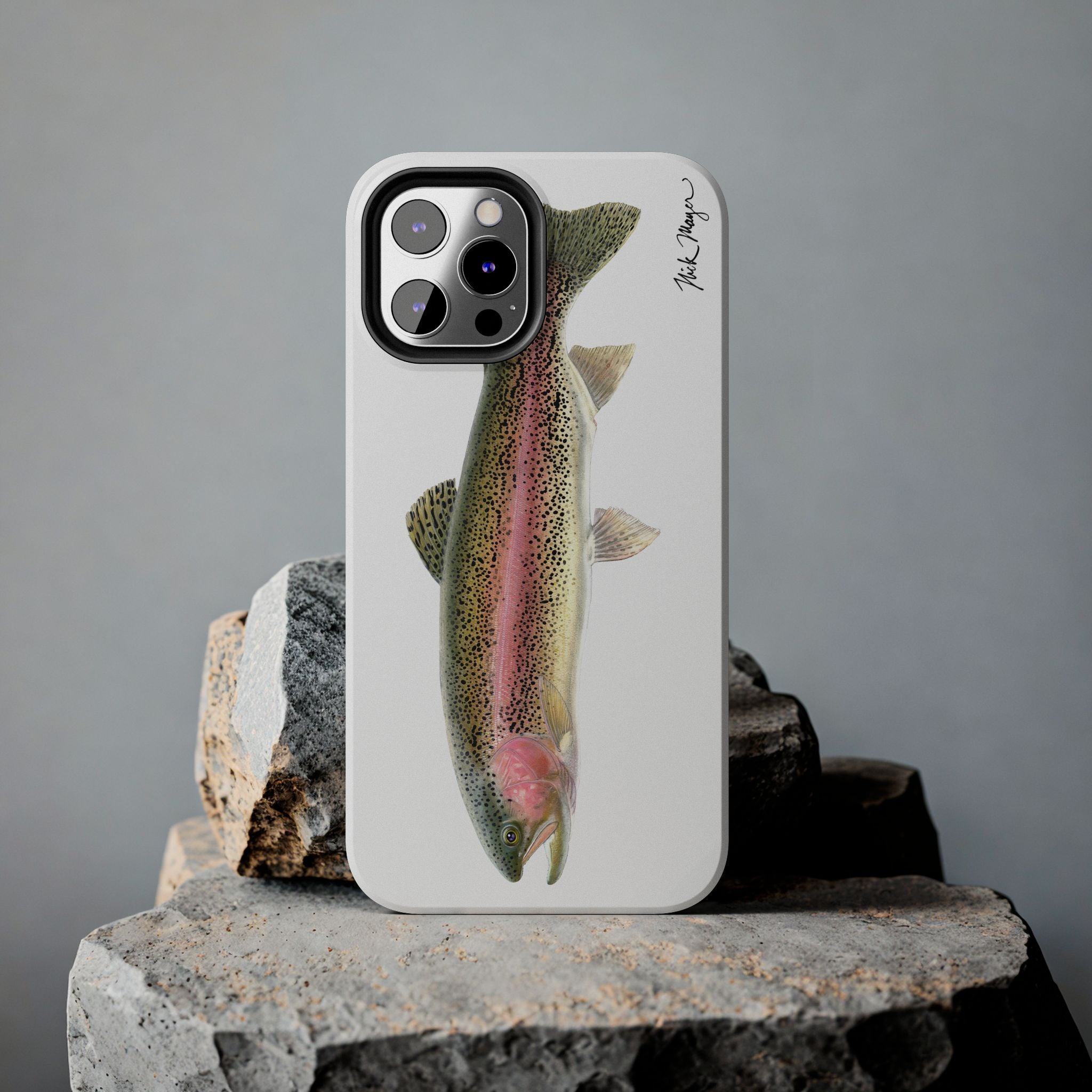 Rainbow Trout White Phone Case (iPhone)