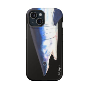 Mako Shark Face MagSafe Black iPhone Case