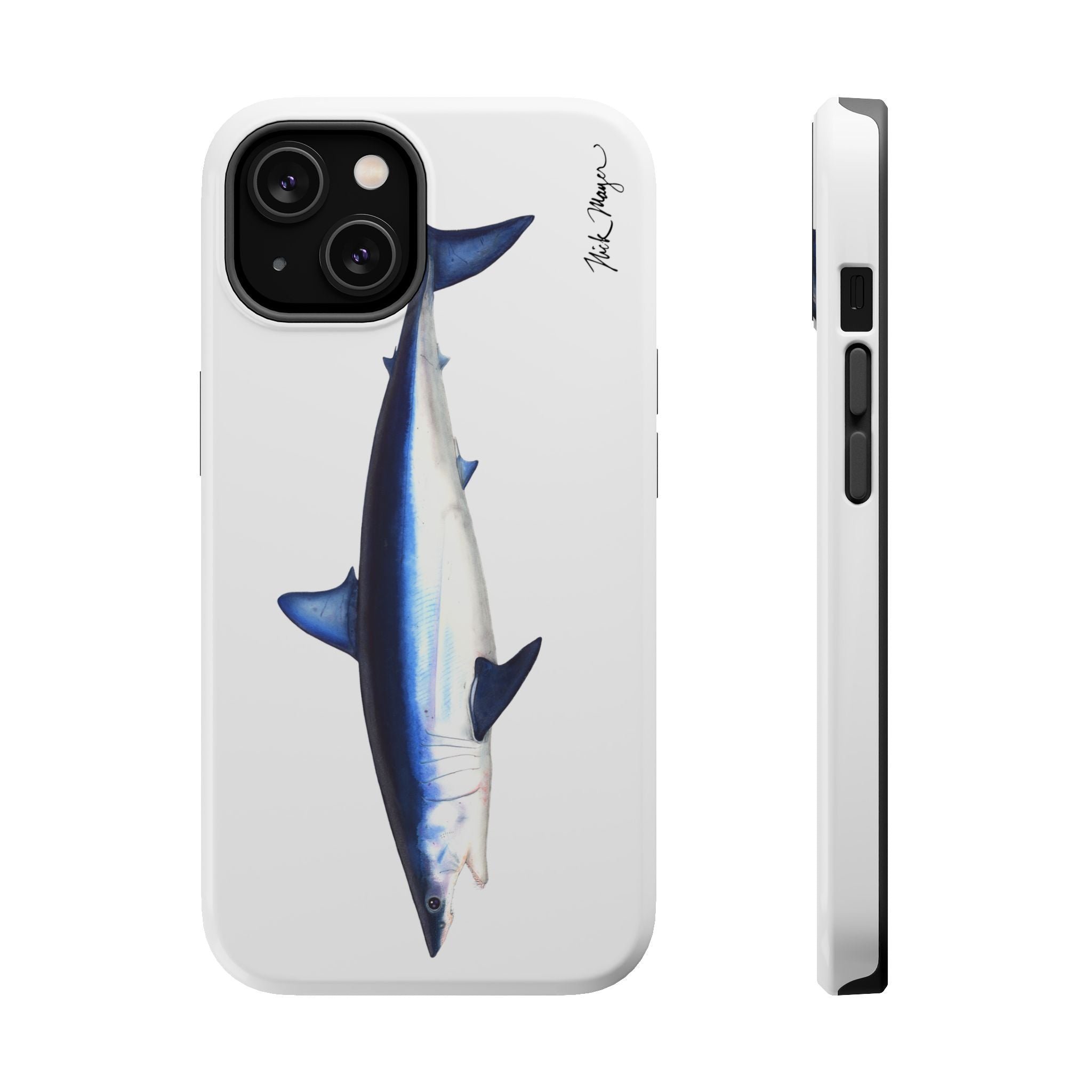 Mako Shark MagSafe White iPhone Case