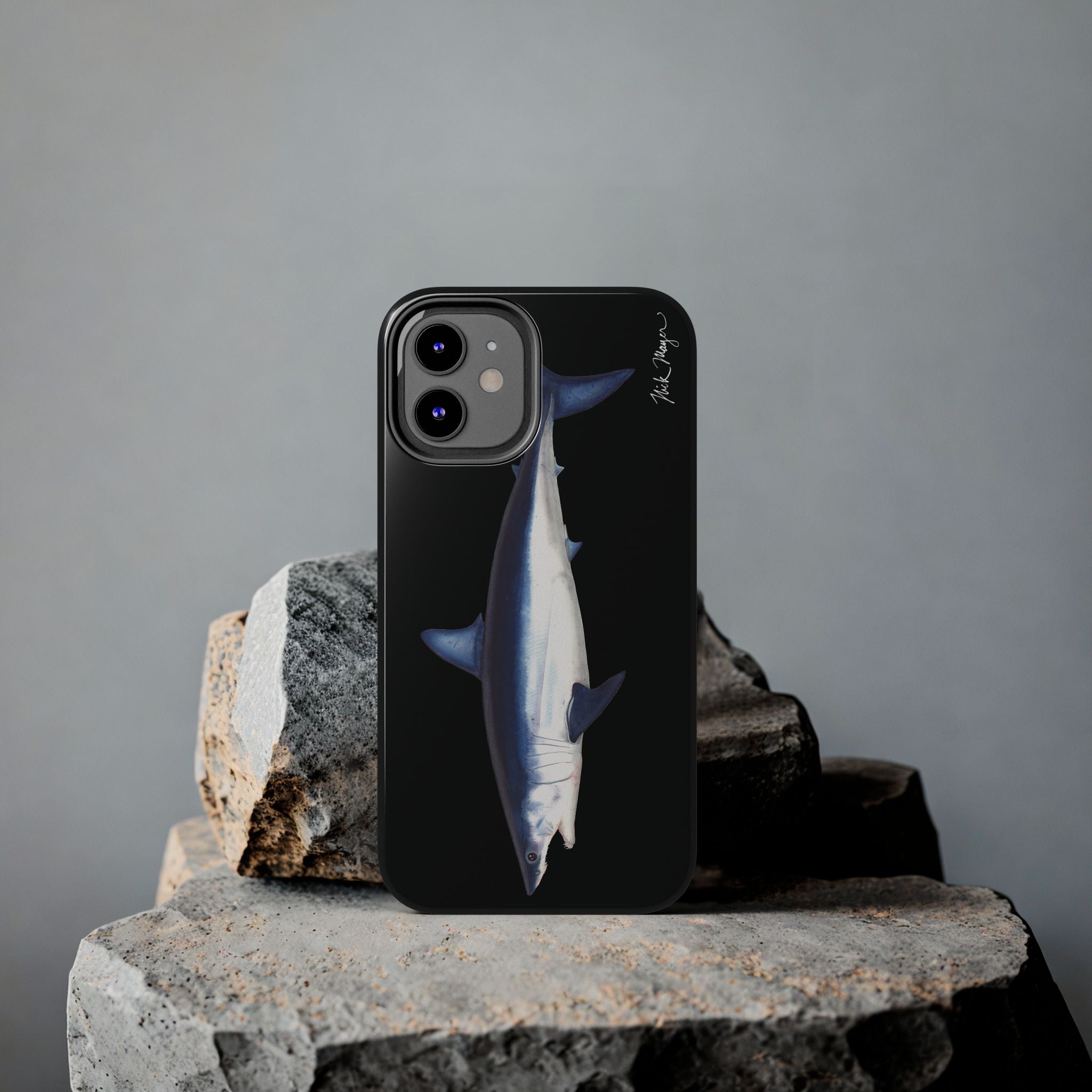 Mako Shark Black iPhone Case