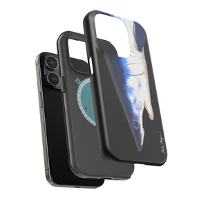 Mako Shark Face MagSafe Black iPhone Case