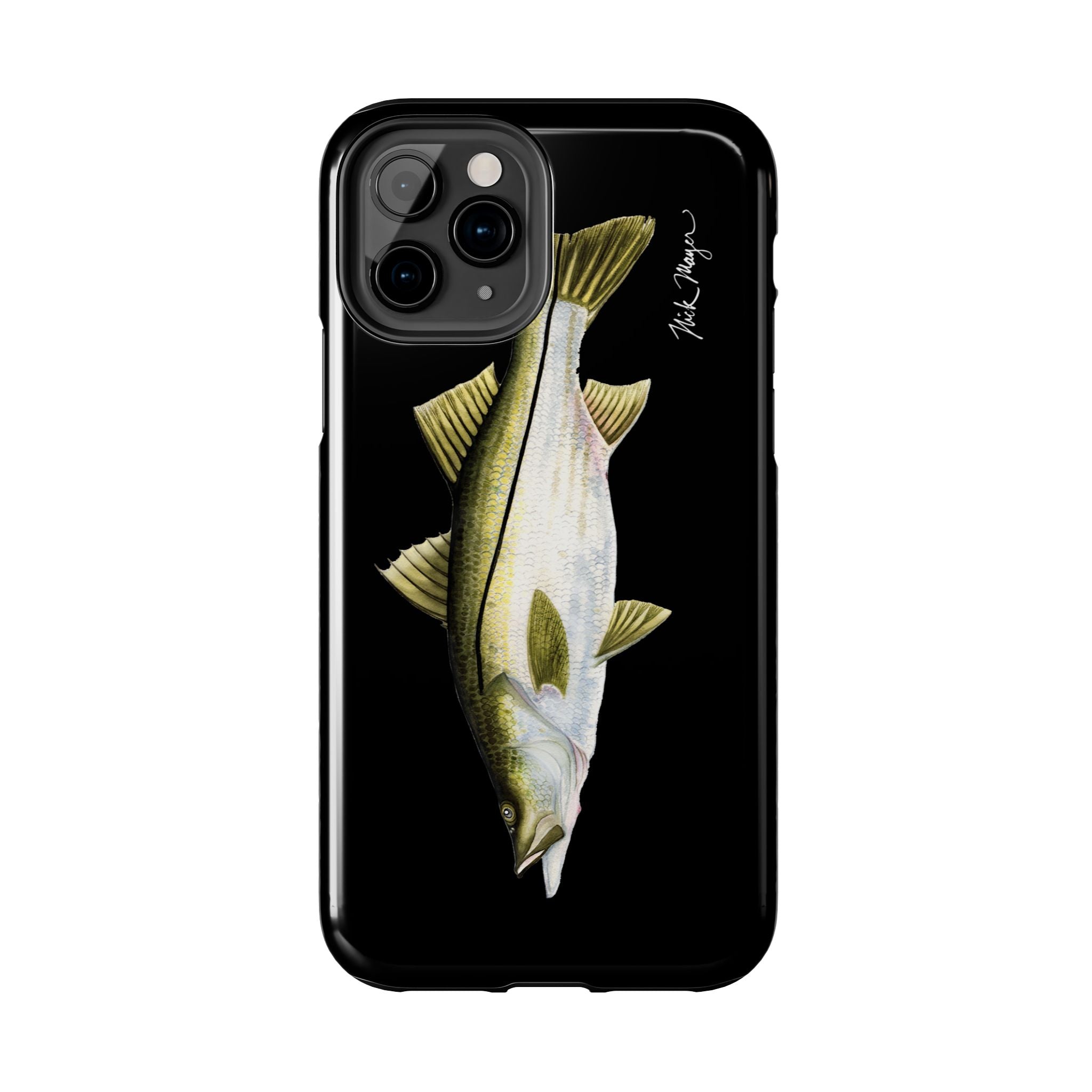 Snook Black Phone Case (iPhone)