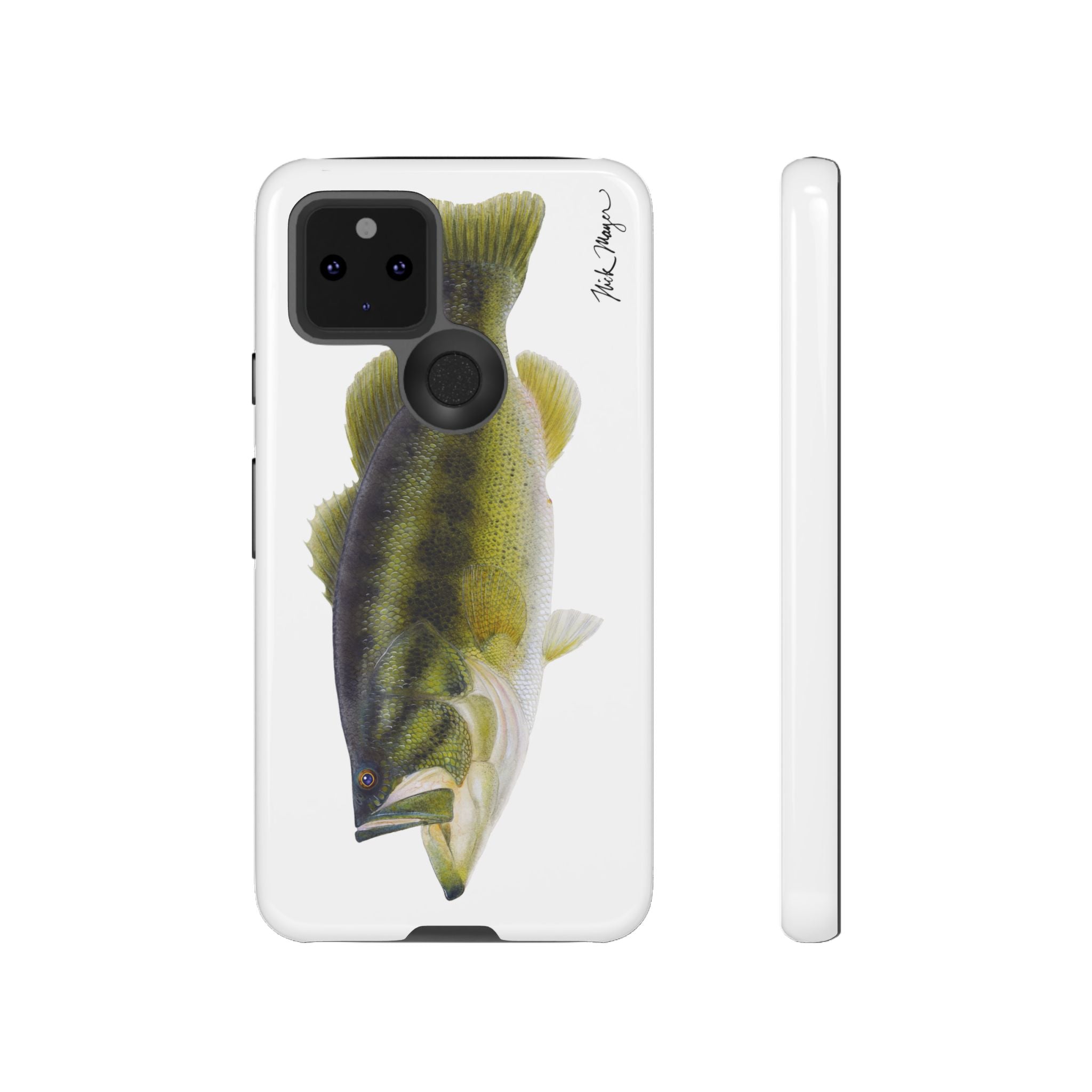 Largemouth Bass White Phone Case (Samsung)