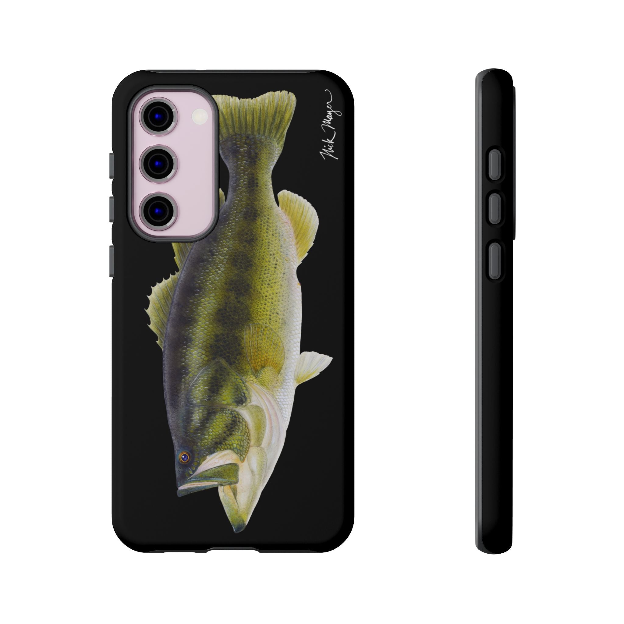 Largemouth Bass Black Phone Case (Samsung)