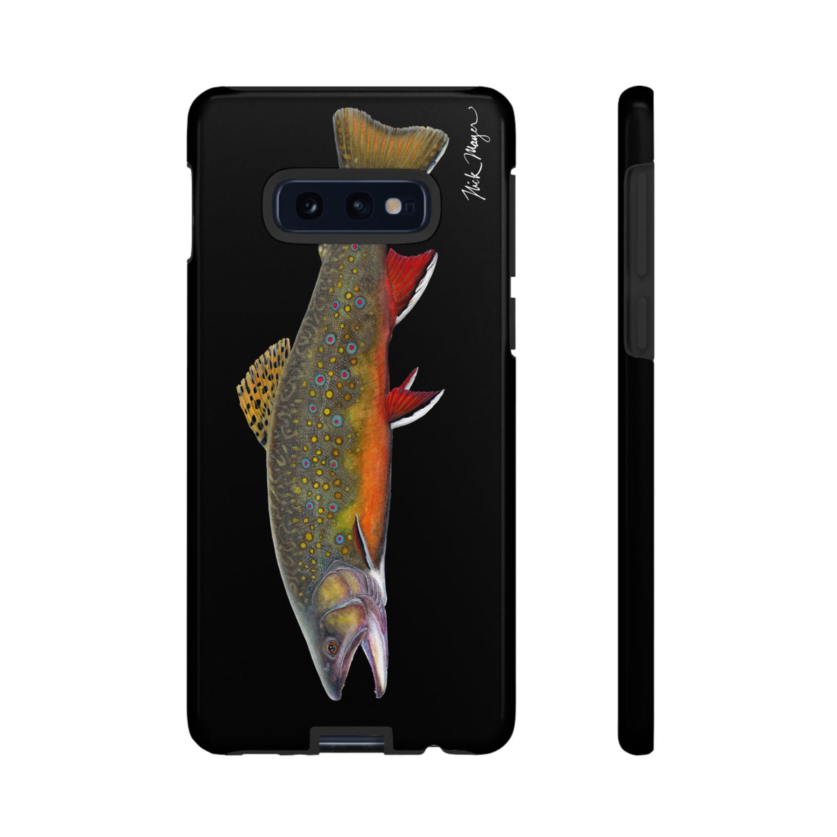 Brook Trout Black Phone Case (Samsung)