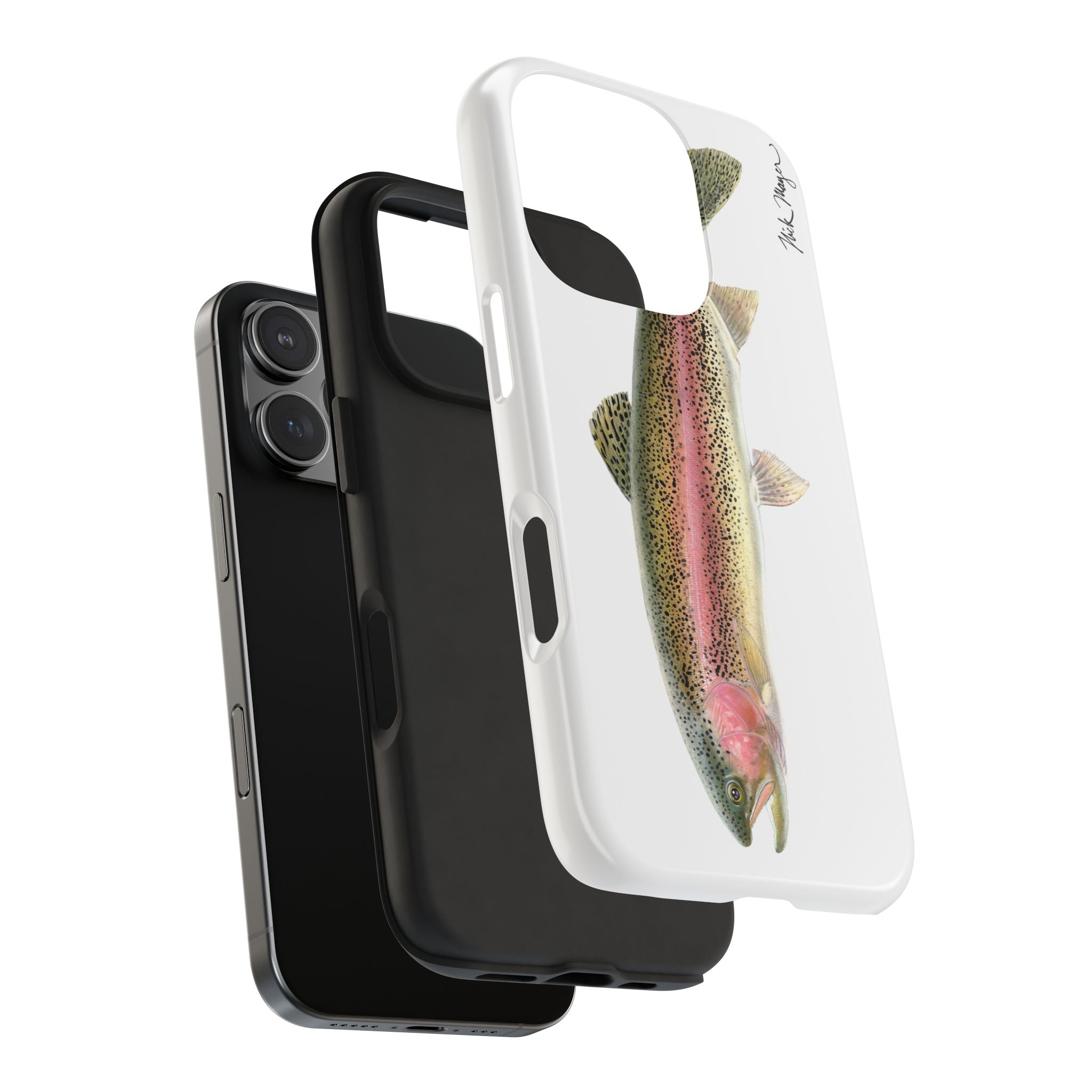 Rainbow Trout White Phone Case (iPhone)