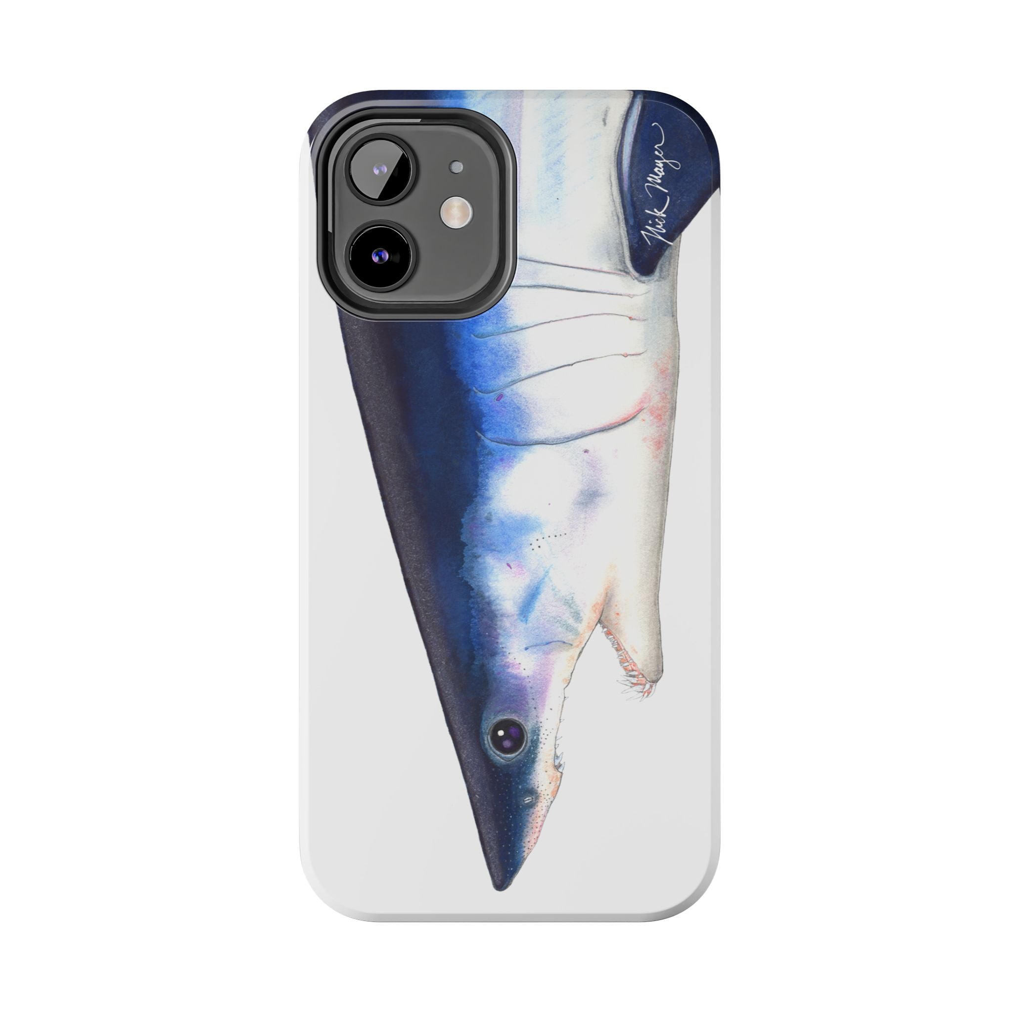 Mako Shark Face White Phone Case (iPhone)