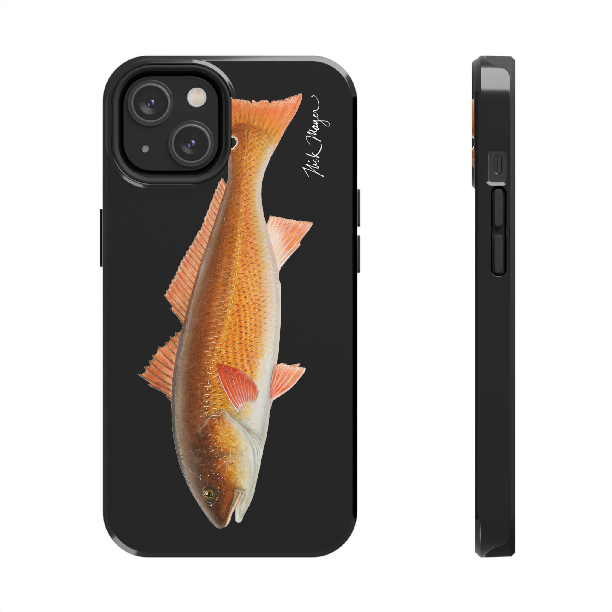 Redfish Black Phone Case (iPhone)