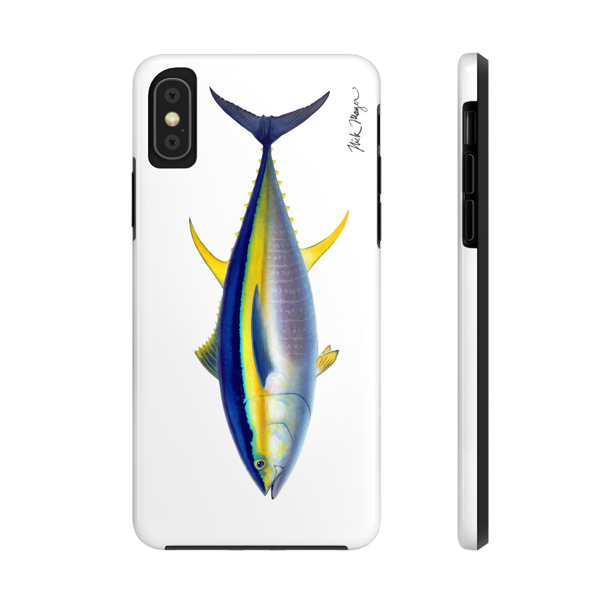 Yellowfin Tuna White Phone Case (iPhone)