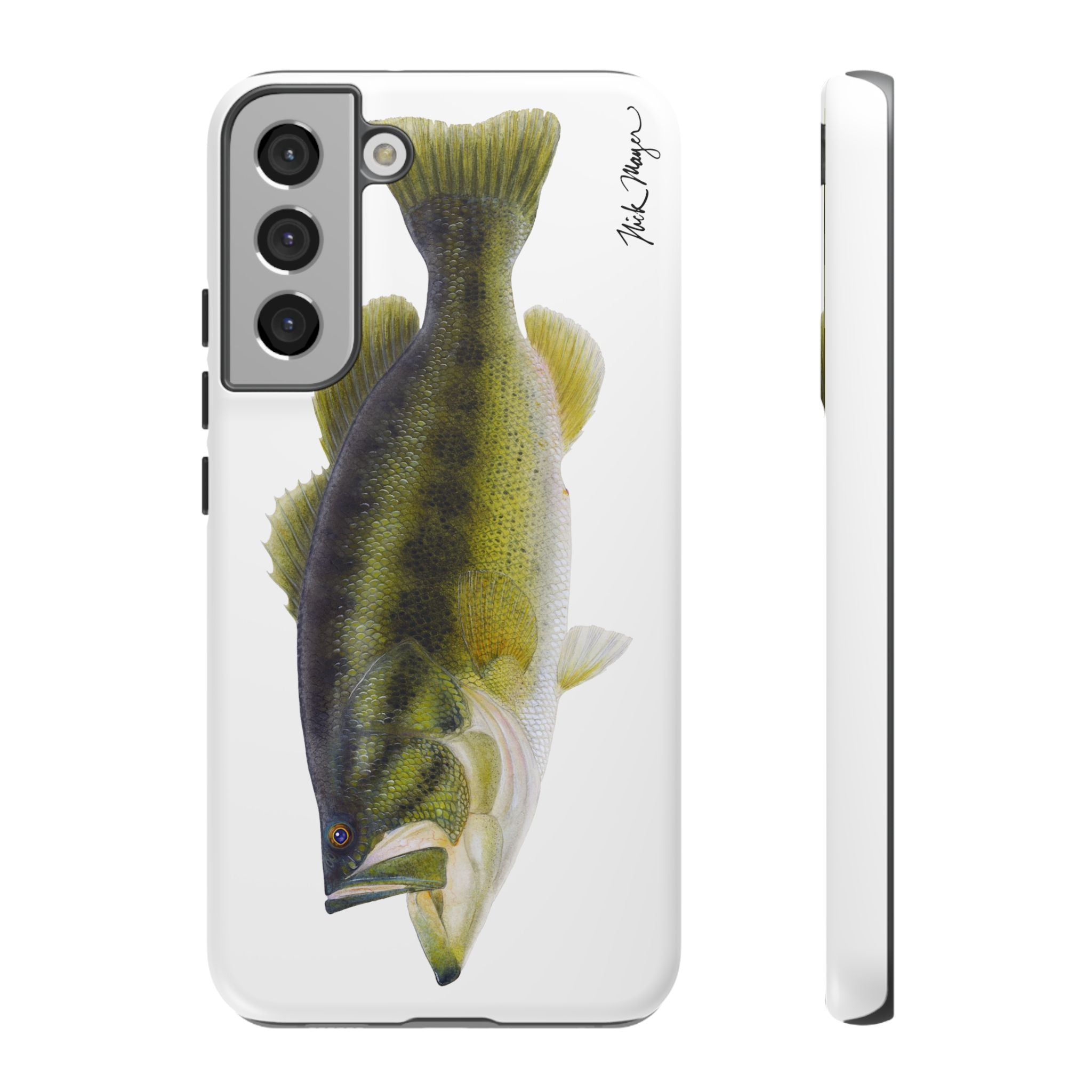 Largemouth Bass White Phone Case (Samsung)