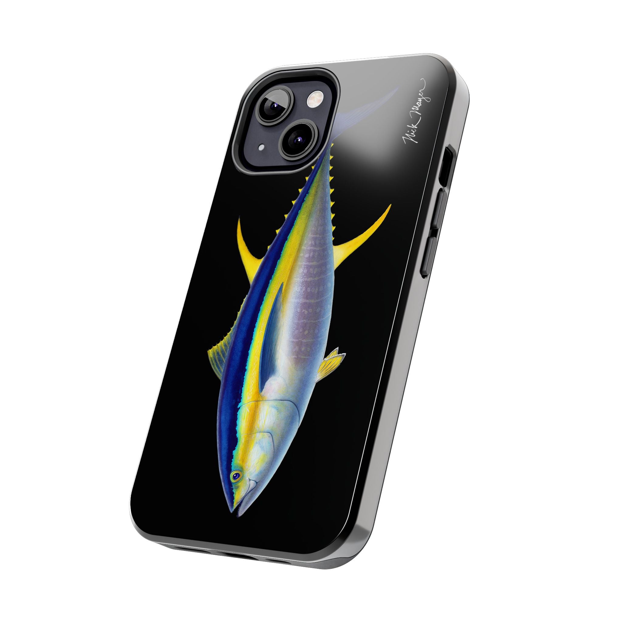 Yellowfin Tuna Black Phone Case (iPhone)