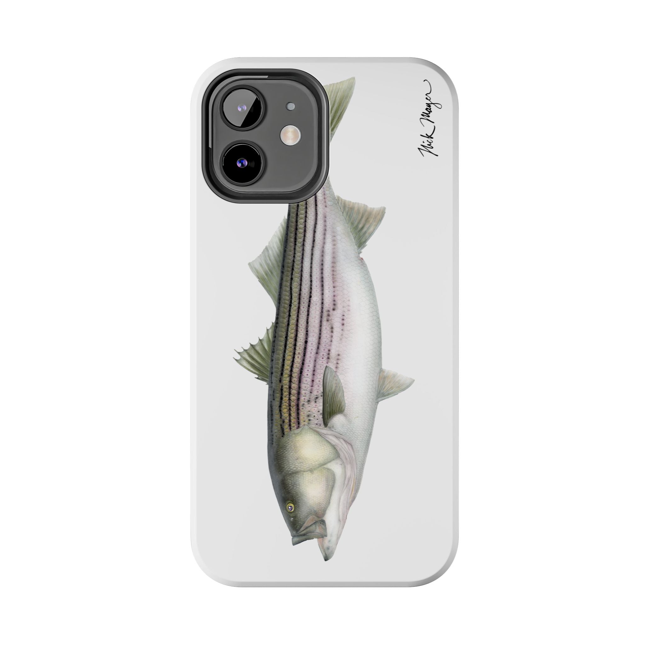 30 lb Striper White Phone Case (iPhone)