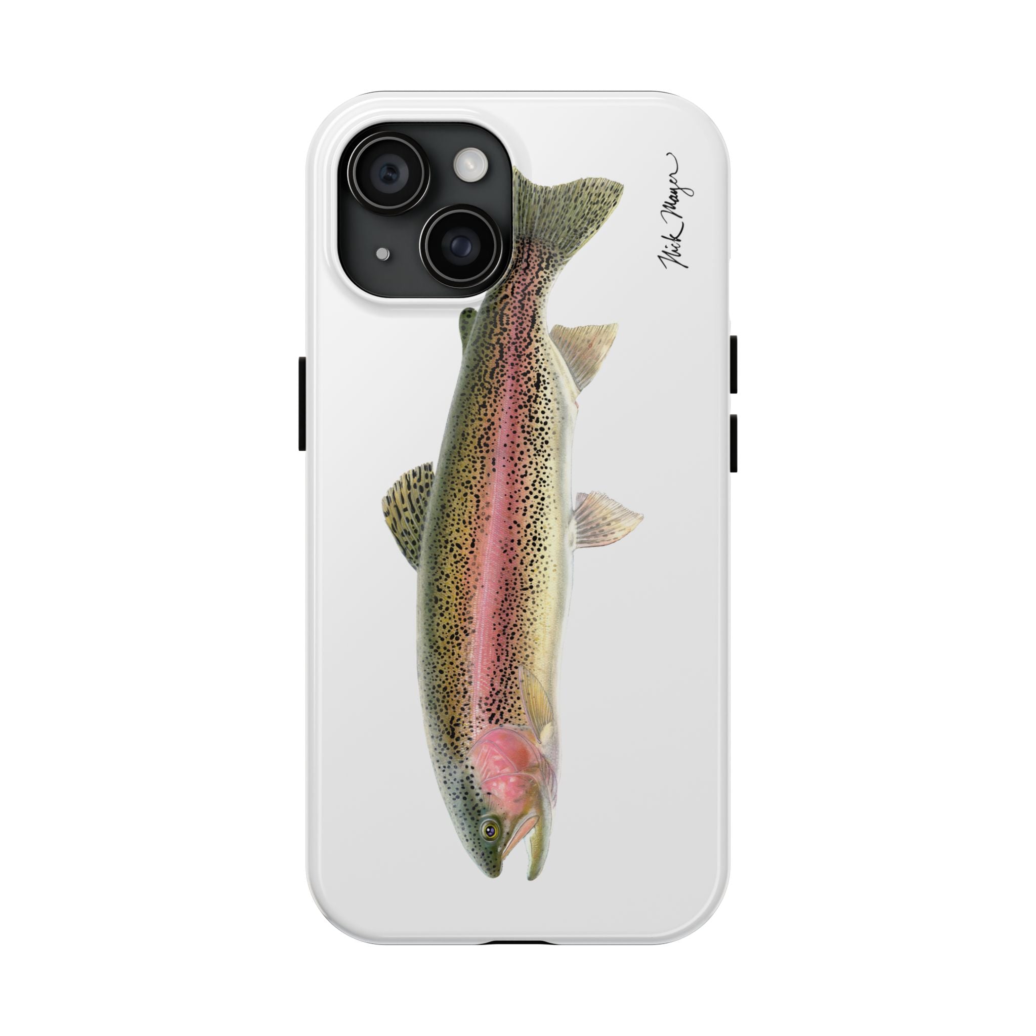 Rainbow Trout White Phone Case (iPhone)