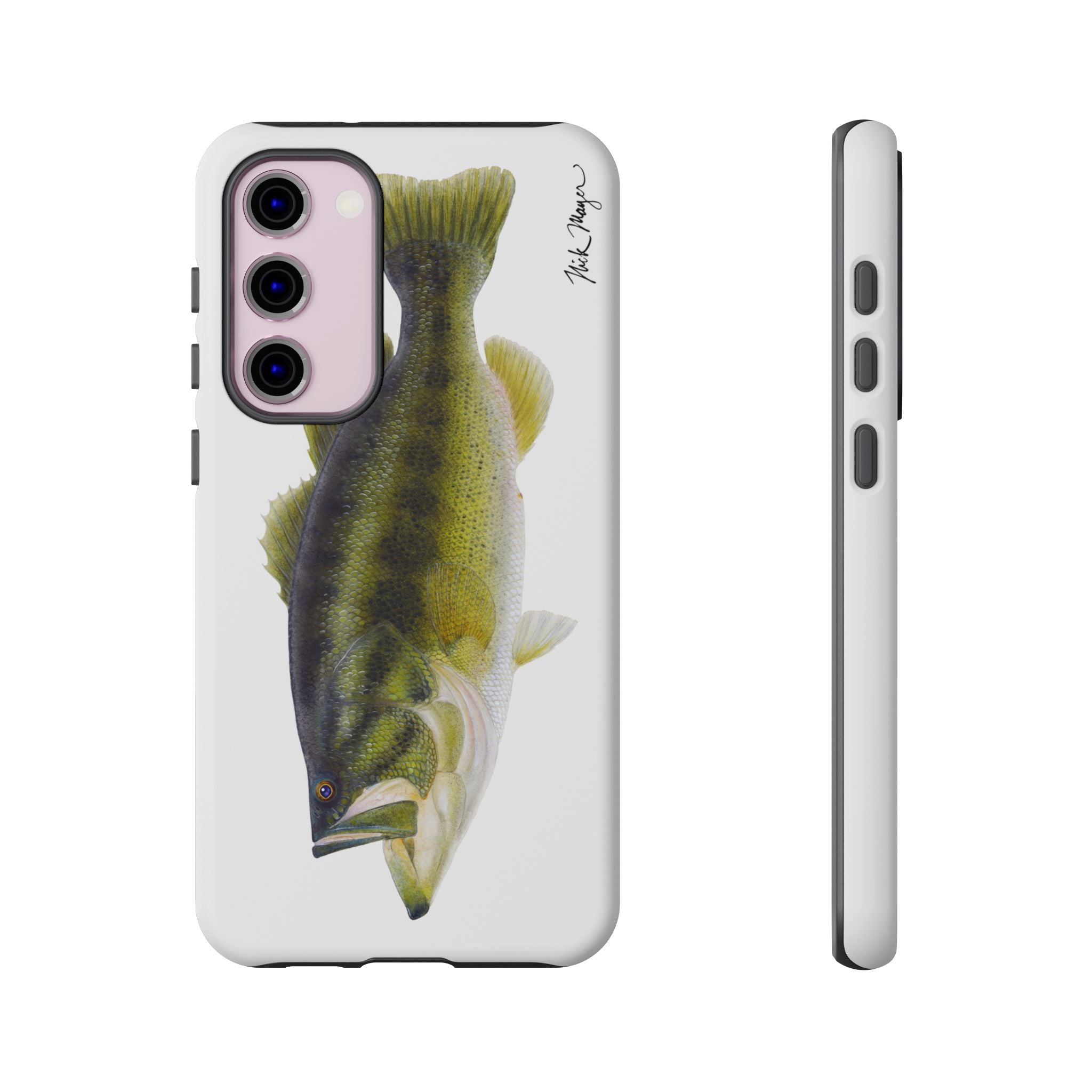 Largemouth Bass White Phone Case (Samsung)