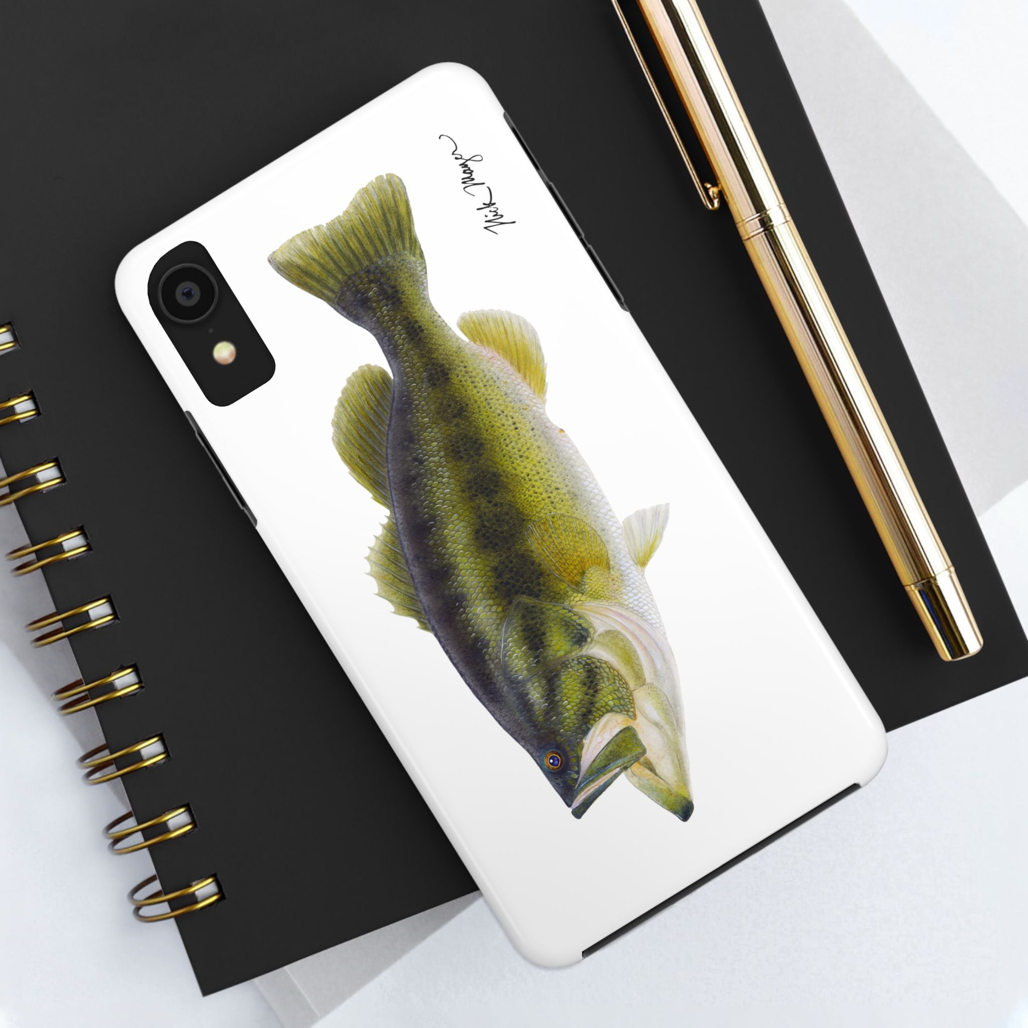 Largemouth Bass White Phone Case (iPhone)