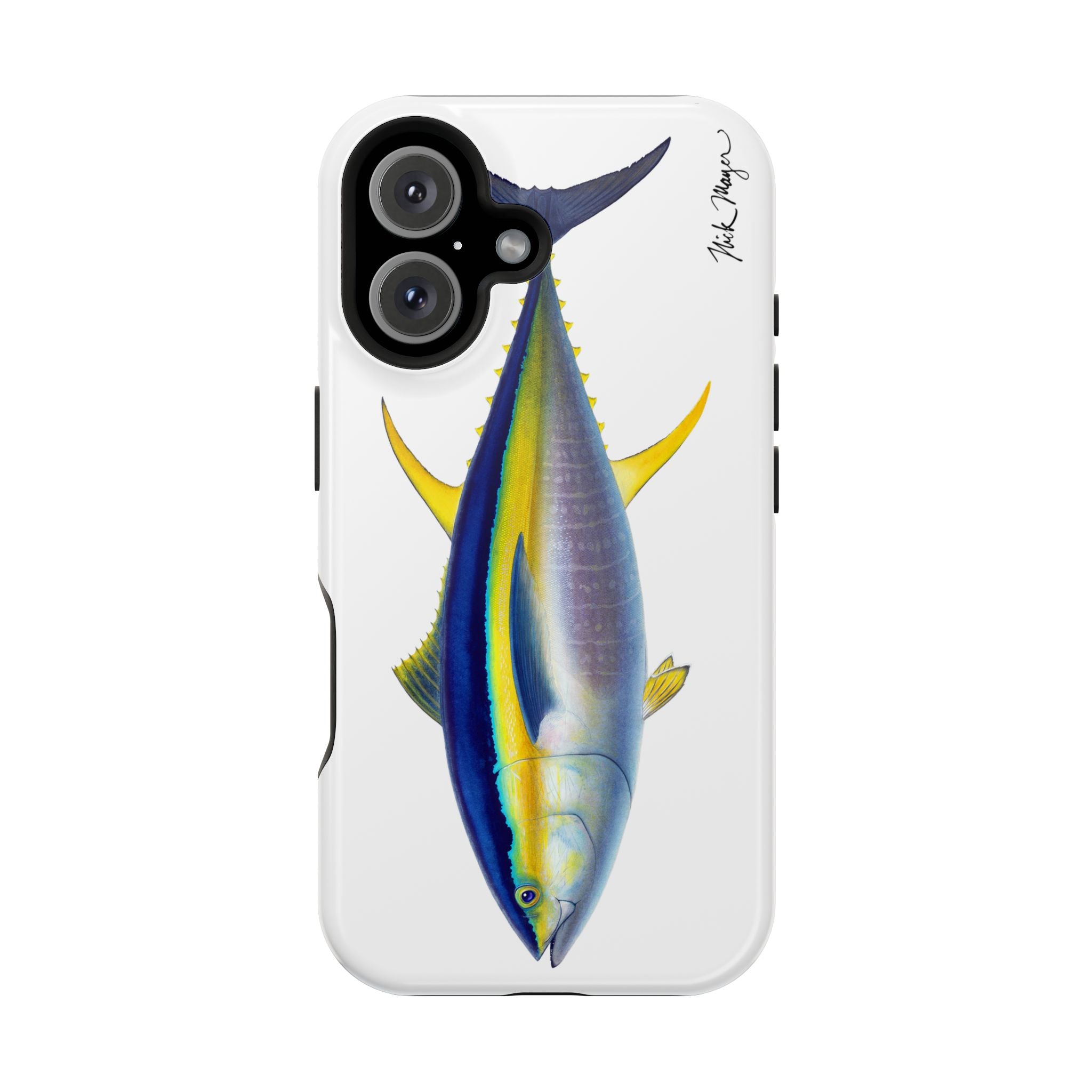 Yellowfin Tuna MagSafe White iPhone Case