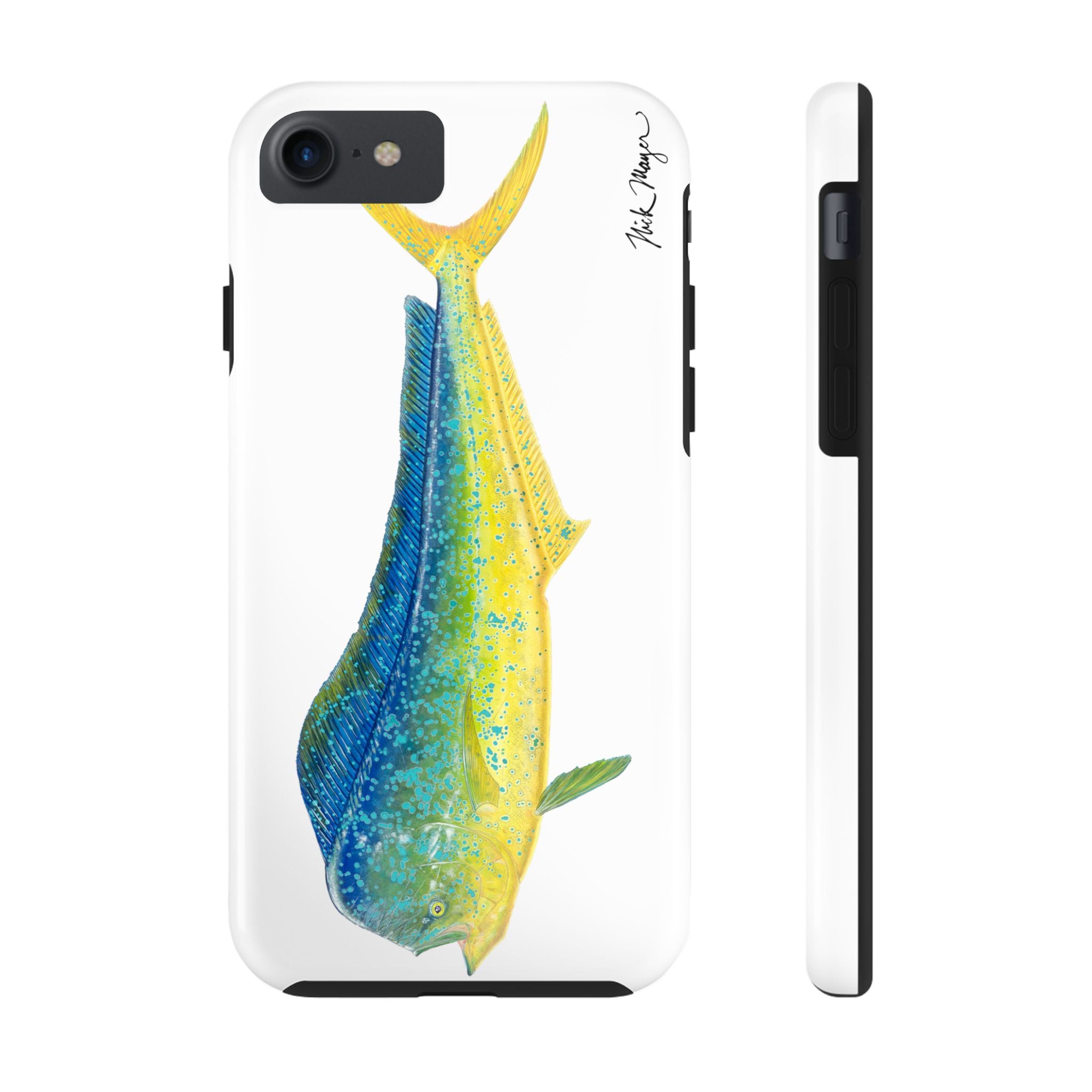 Bull Mahi White Phone Case (iPhone)