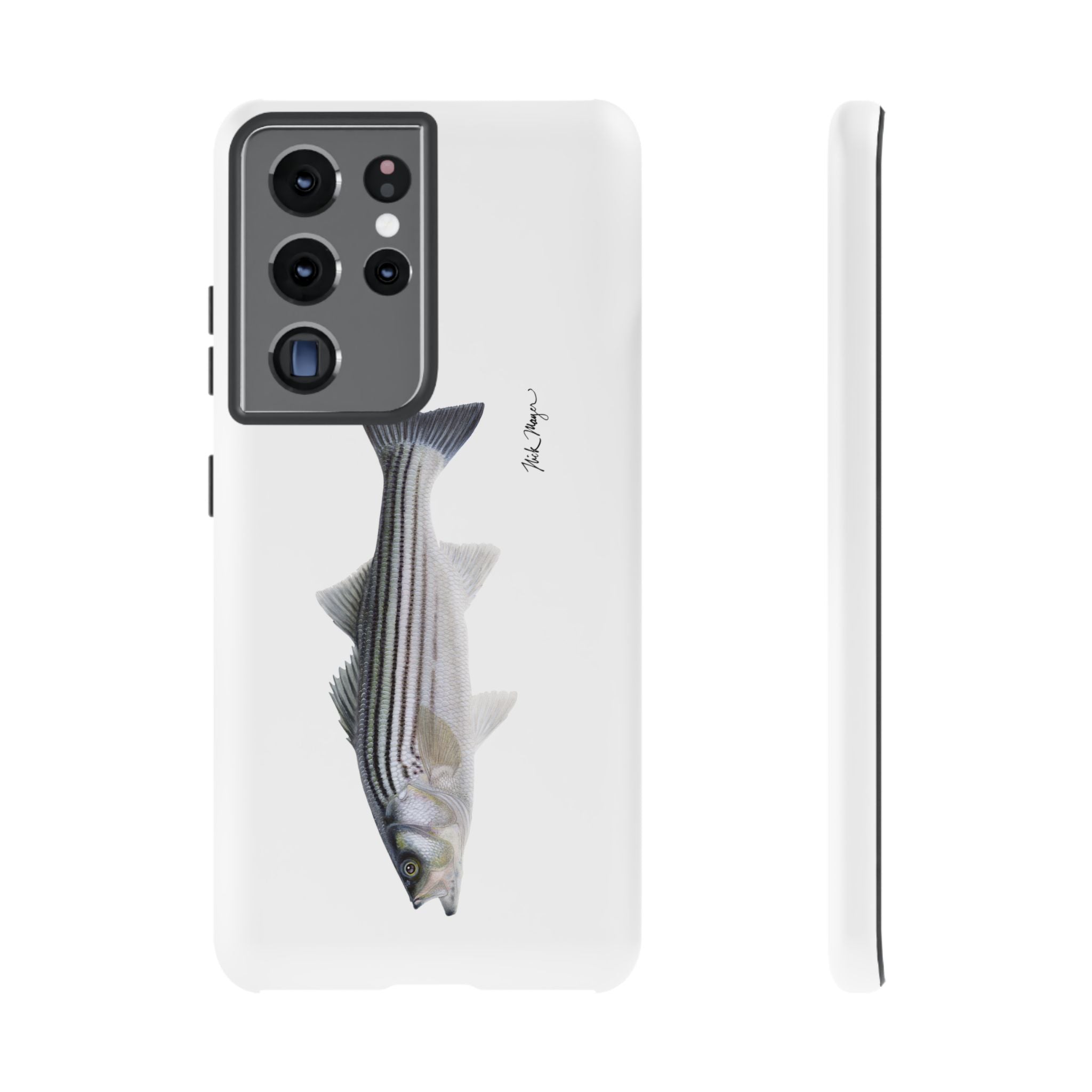 Schoolie Striper White Phone Case (Samsung)