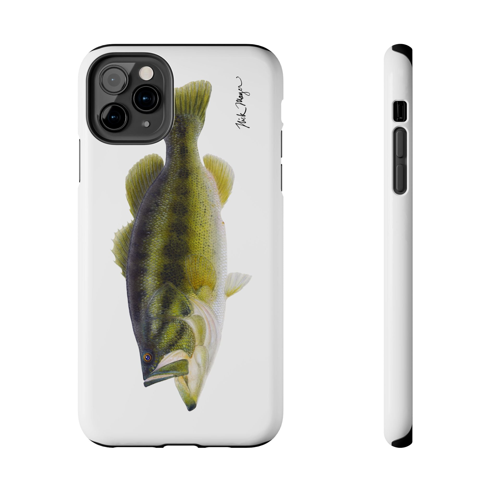 Largemouth Bass White Phone Case (iPhone)