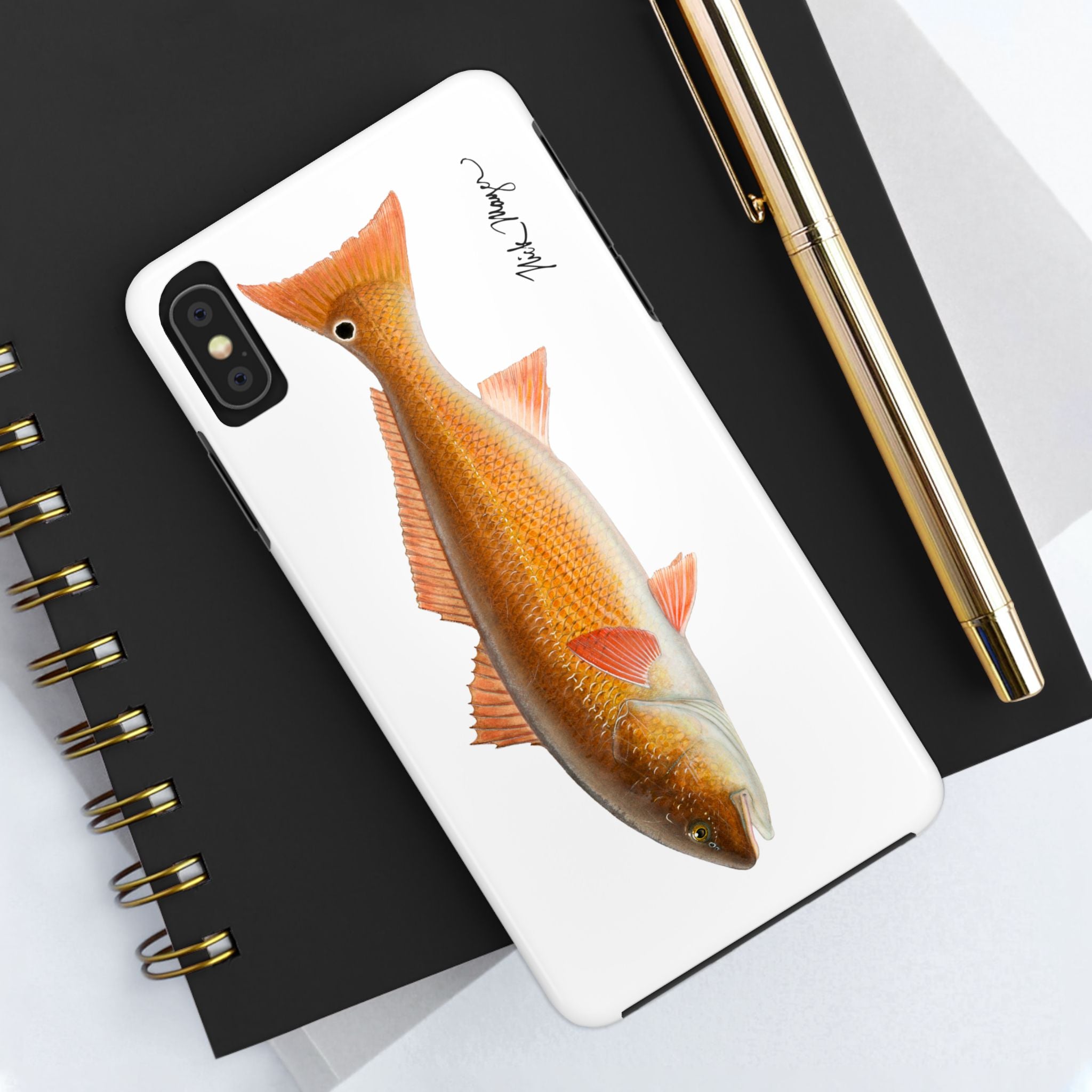 Redfish White Phone Case (iPhone)