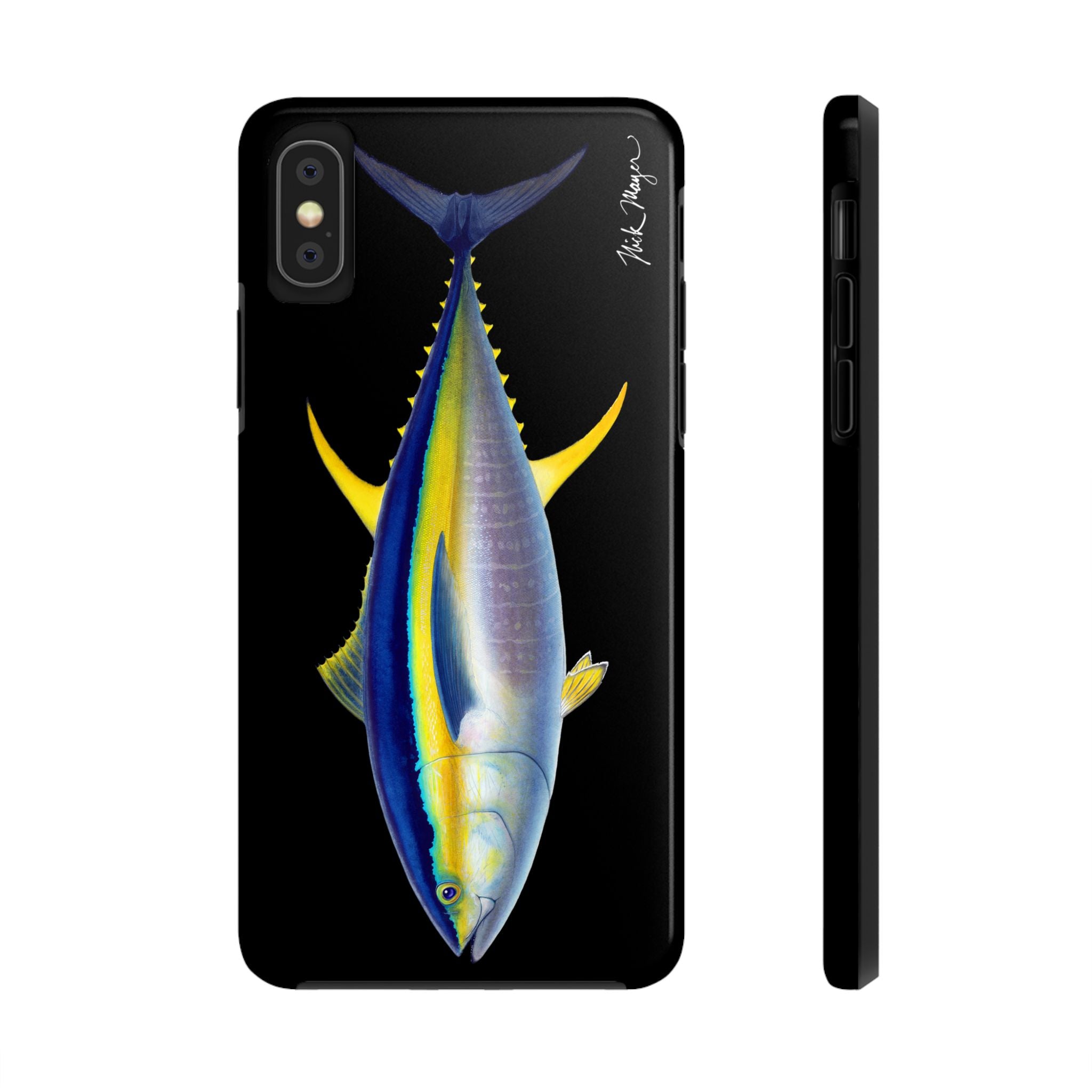 Yellowfin Tuna Black Phone Case (iPhone)