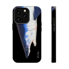 Mako Shark Face MagSafe Black iPhone Case