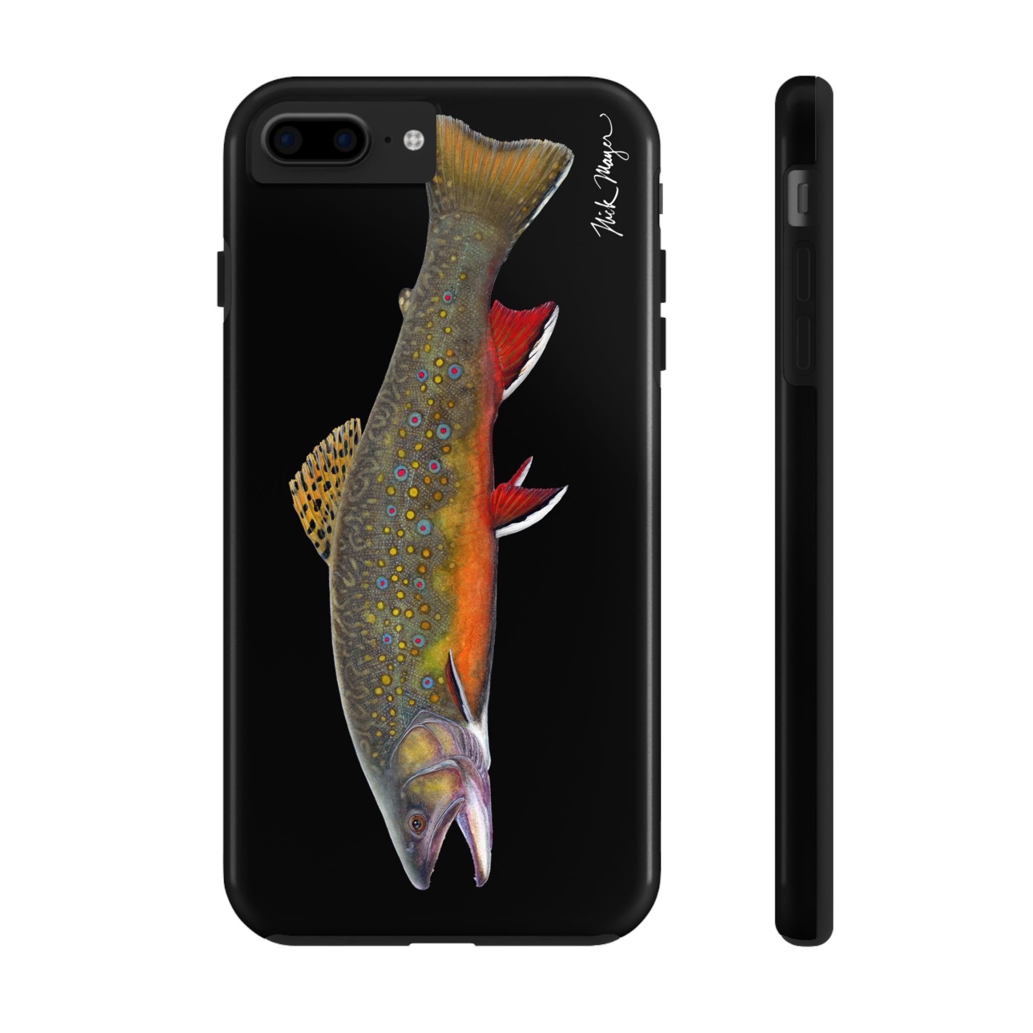 Brook Trout Black Phone Case (iPhone)