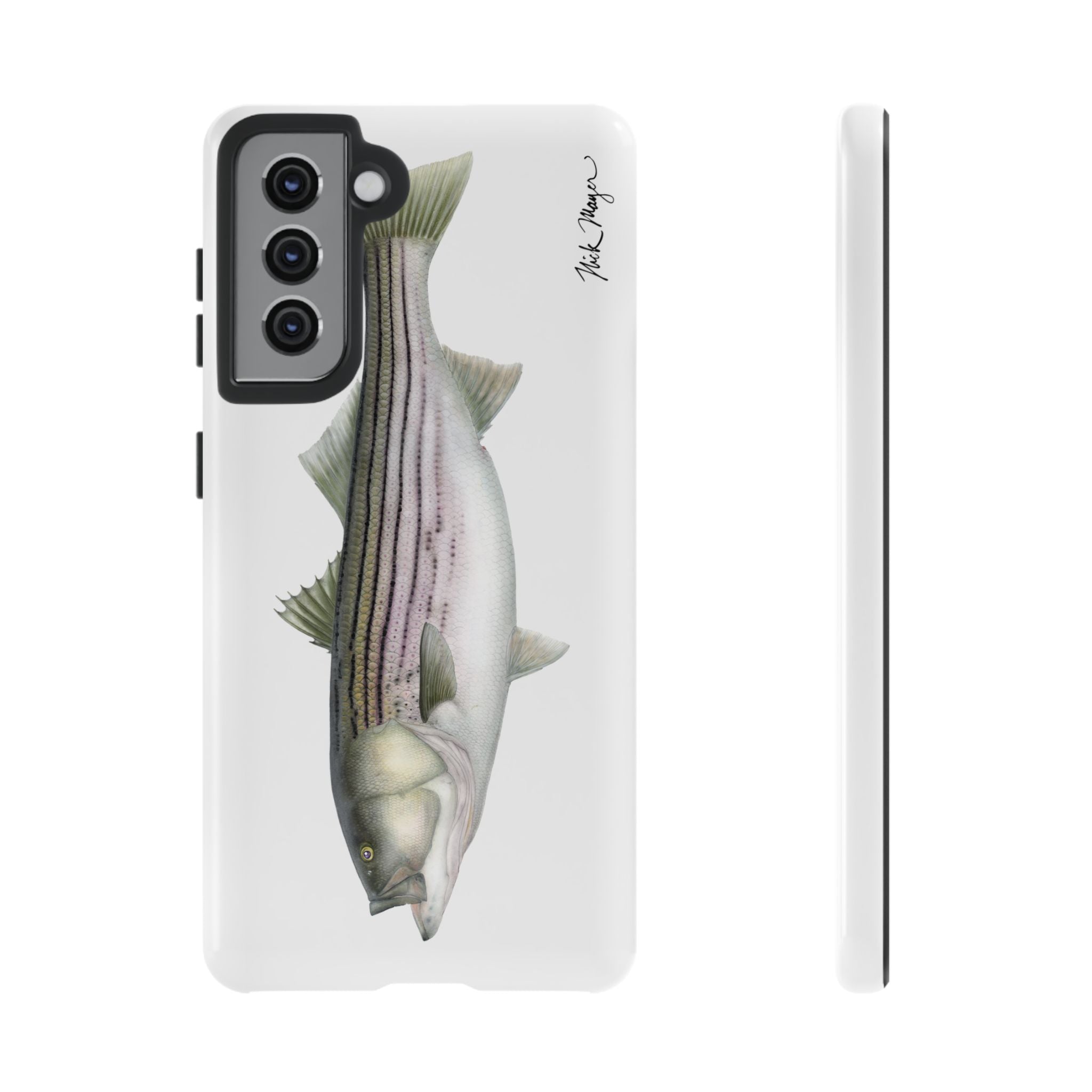 30 lb Striper White Phone Case (Samsung)