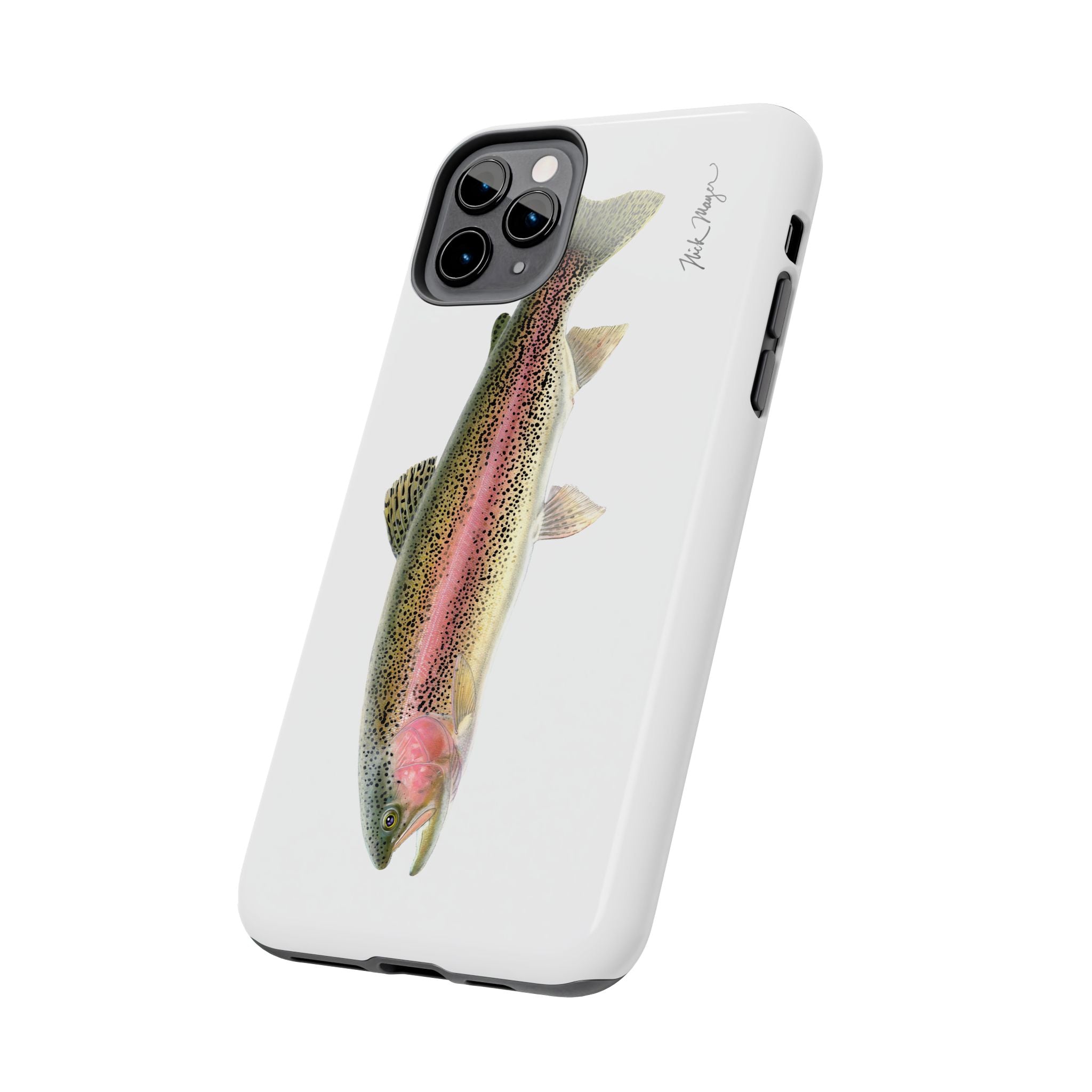 Rainbow Trout White Phone Case (iPhone)