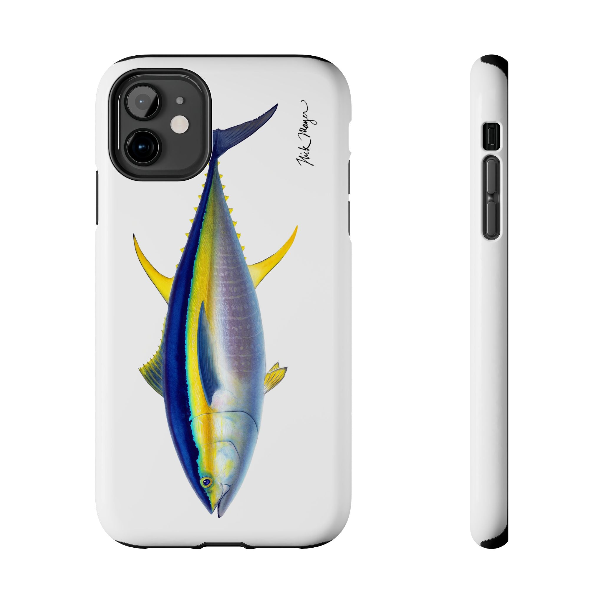 Yellowfin Tuna White Phone Case (iPhone)