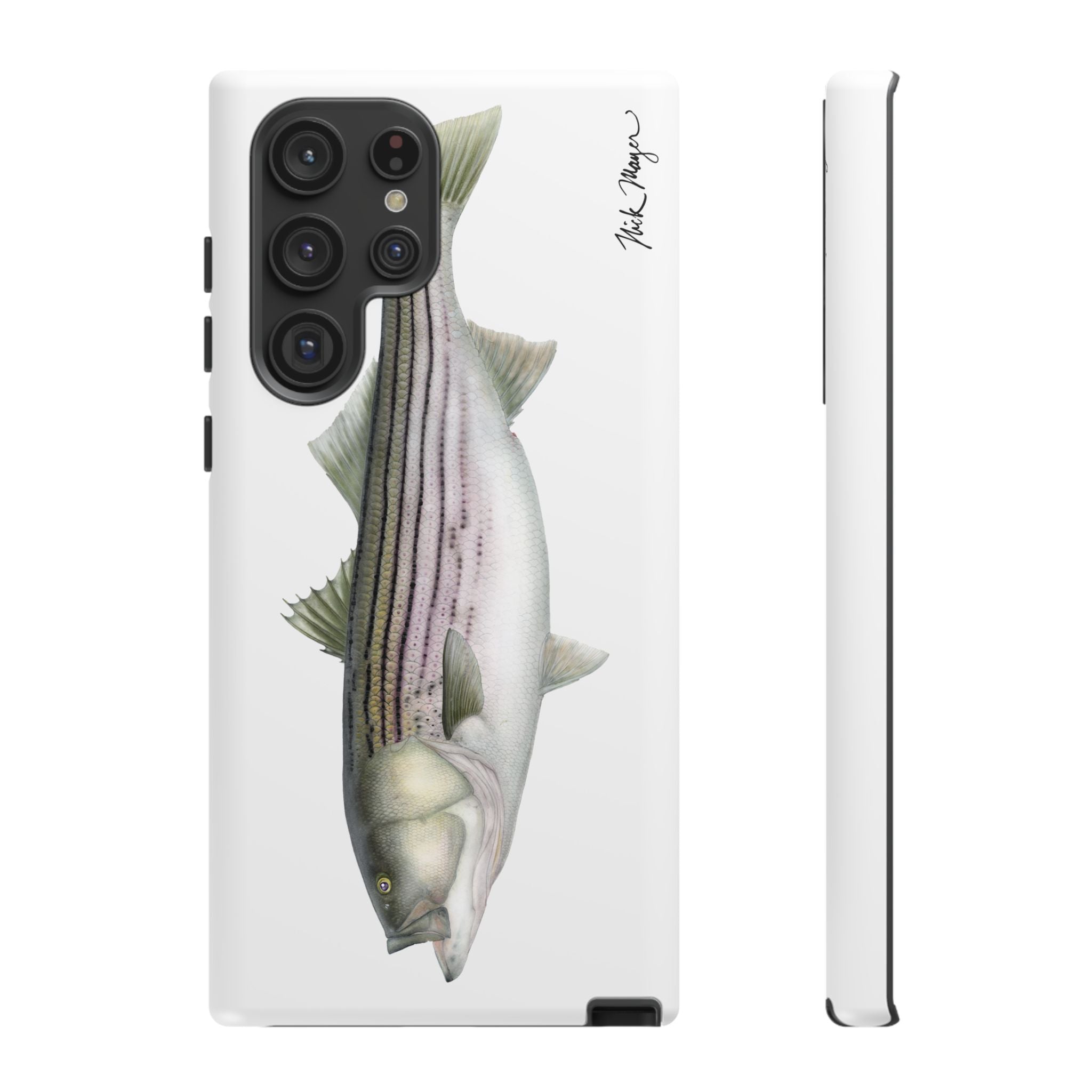 30 lb Striper White Phone Case (Samsung)