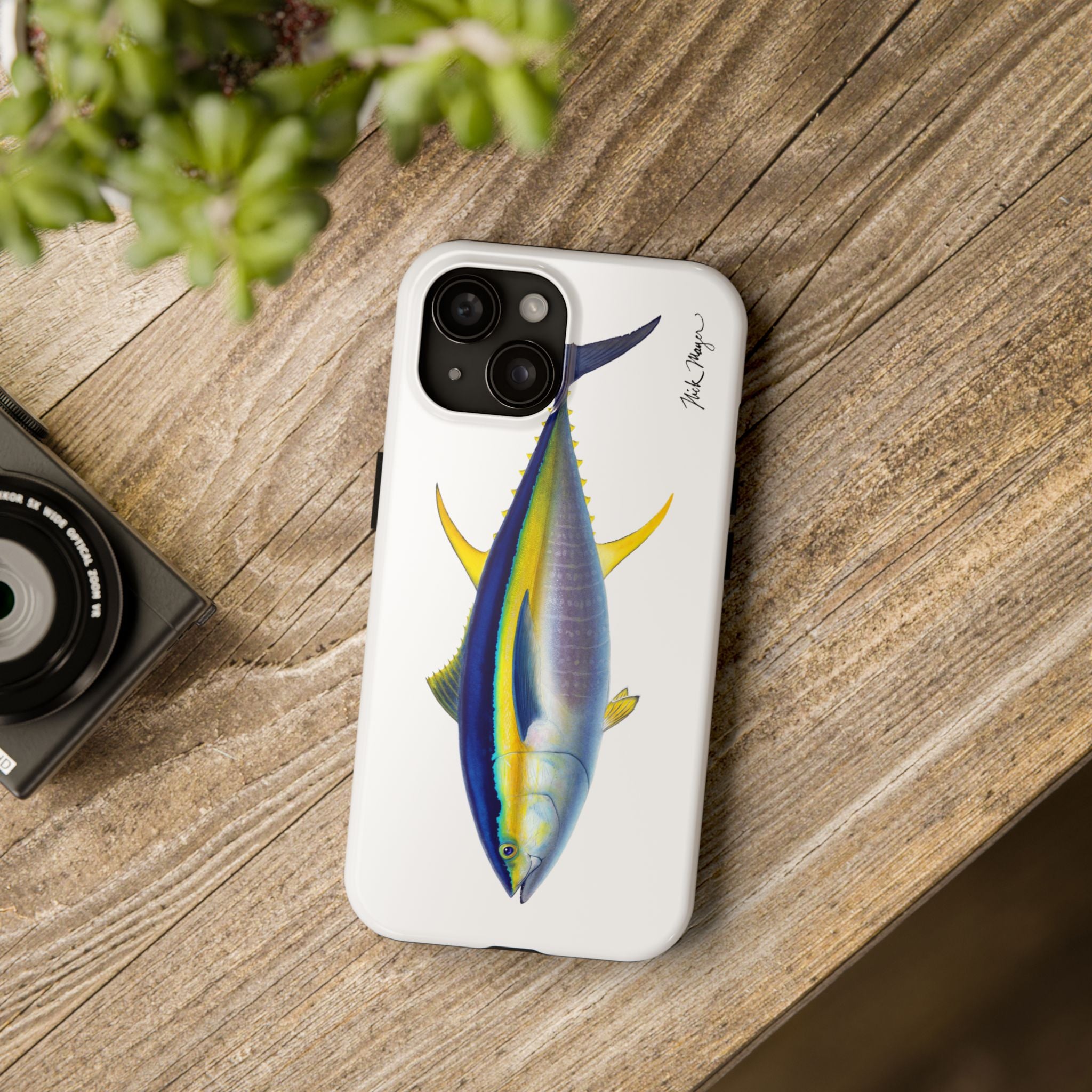 Yellowfin Tuna White Phone Case (iPhone)