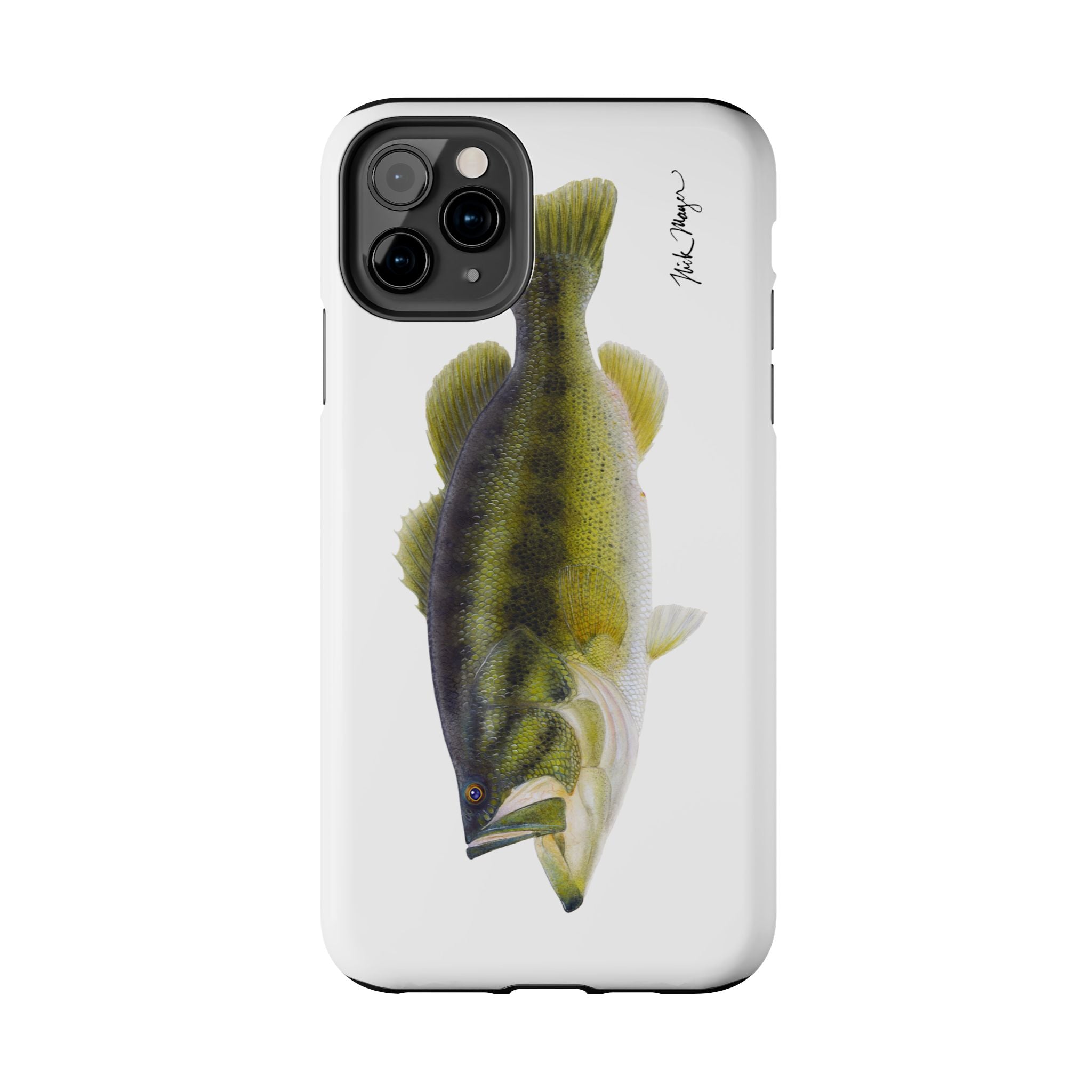 Largemouth Bass White Phone Case (iPhone)