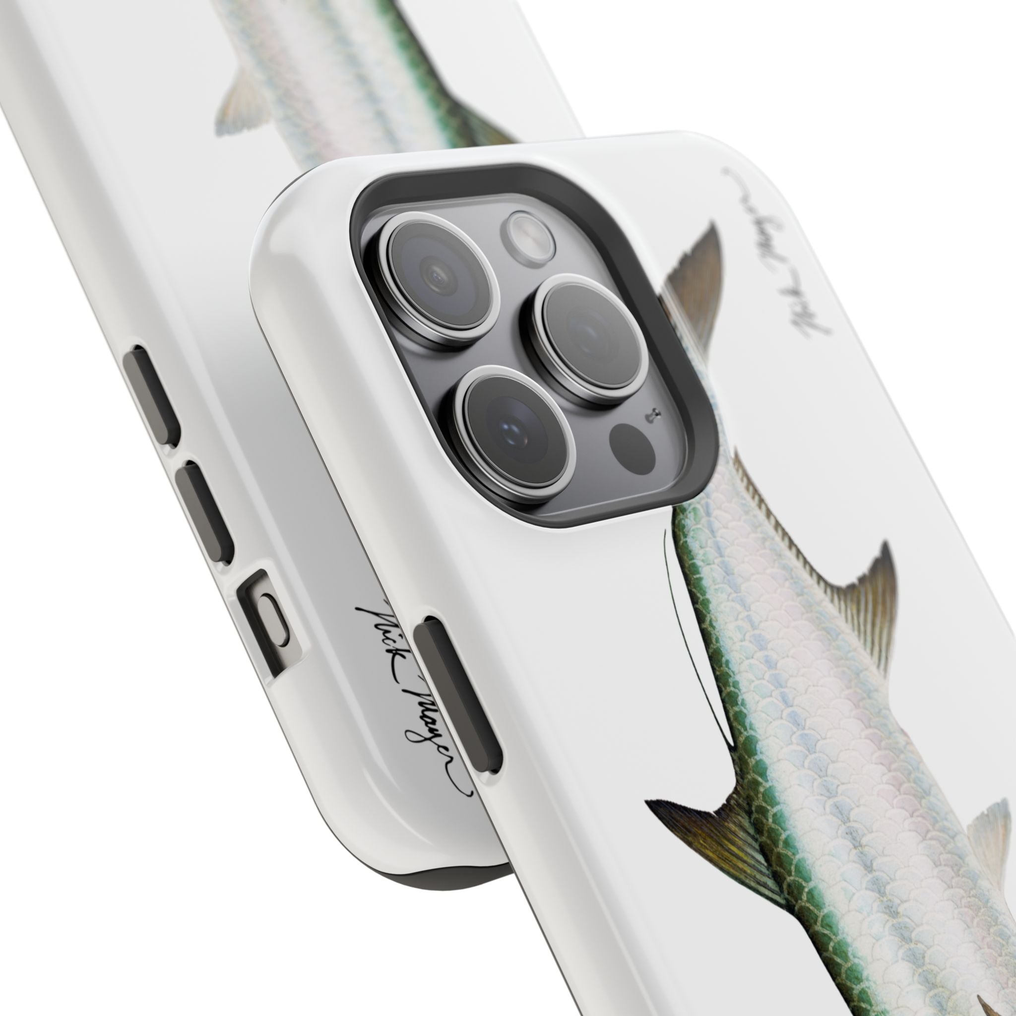 Tarpon MagSafe White iPhone Case