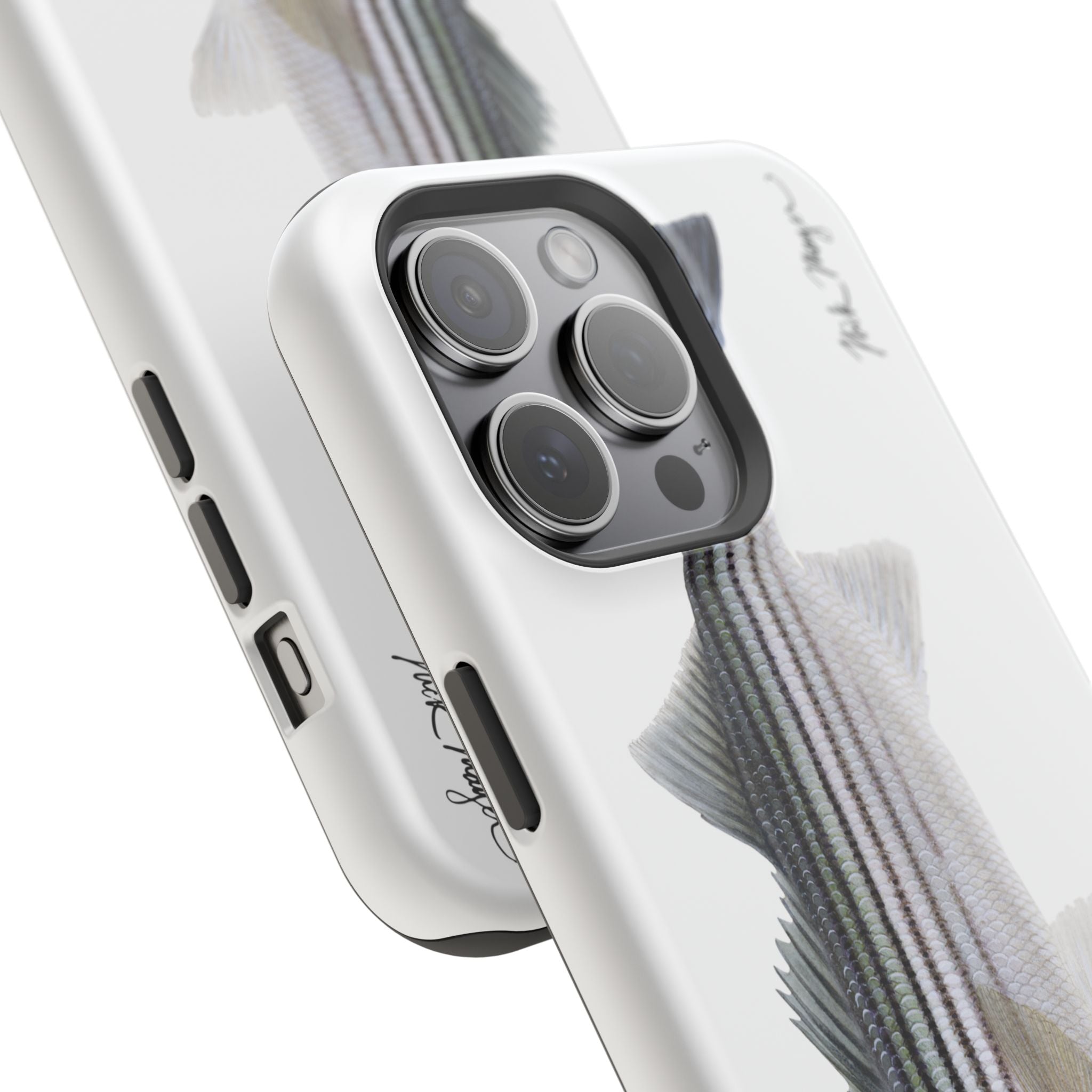 Schoolie Striper MagSafe White iPhone Case