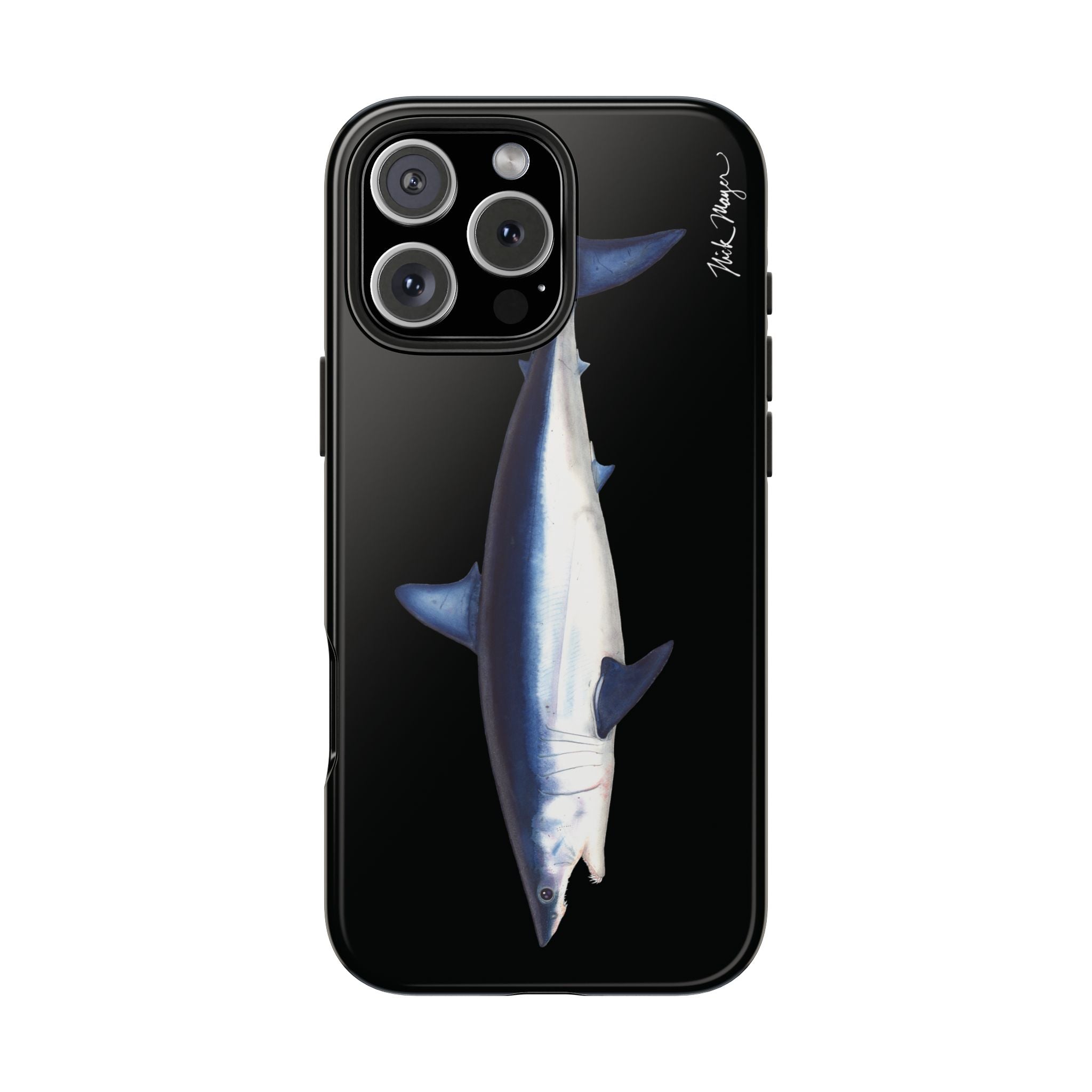 Mako Shark Black iPhone Case