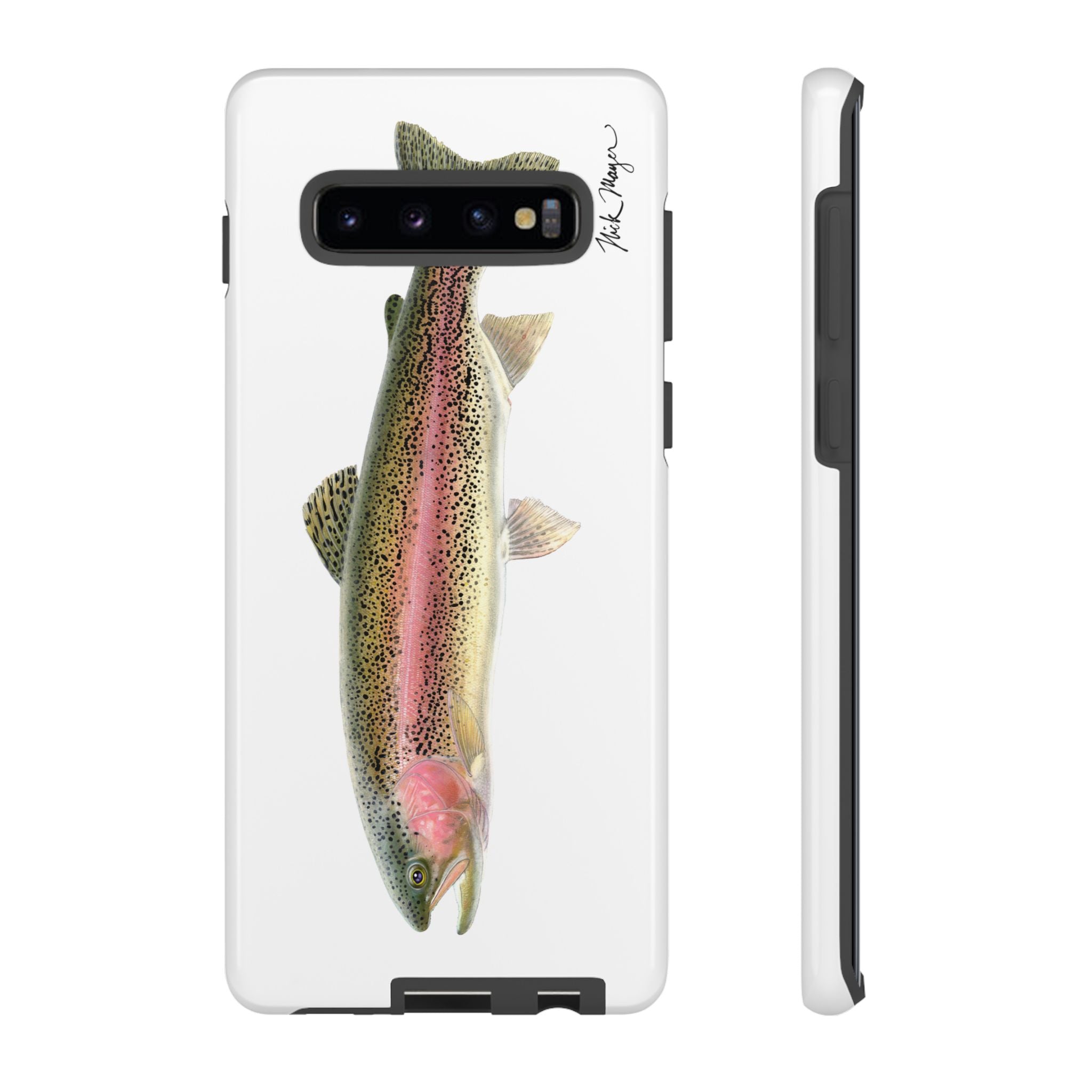 Rainbow Trout White Phone Case (Samsung)