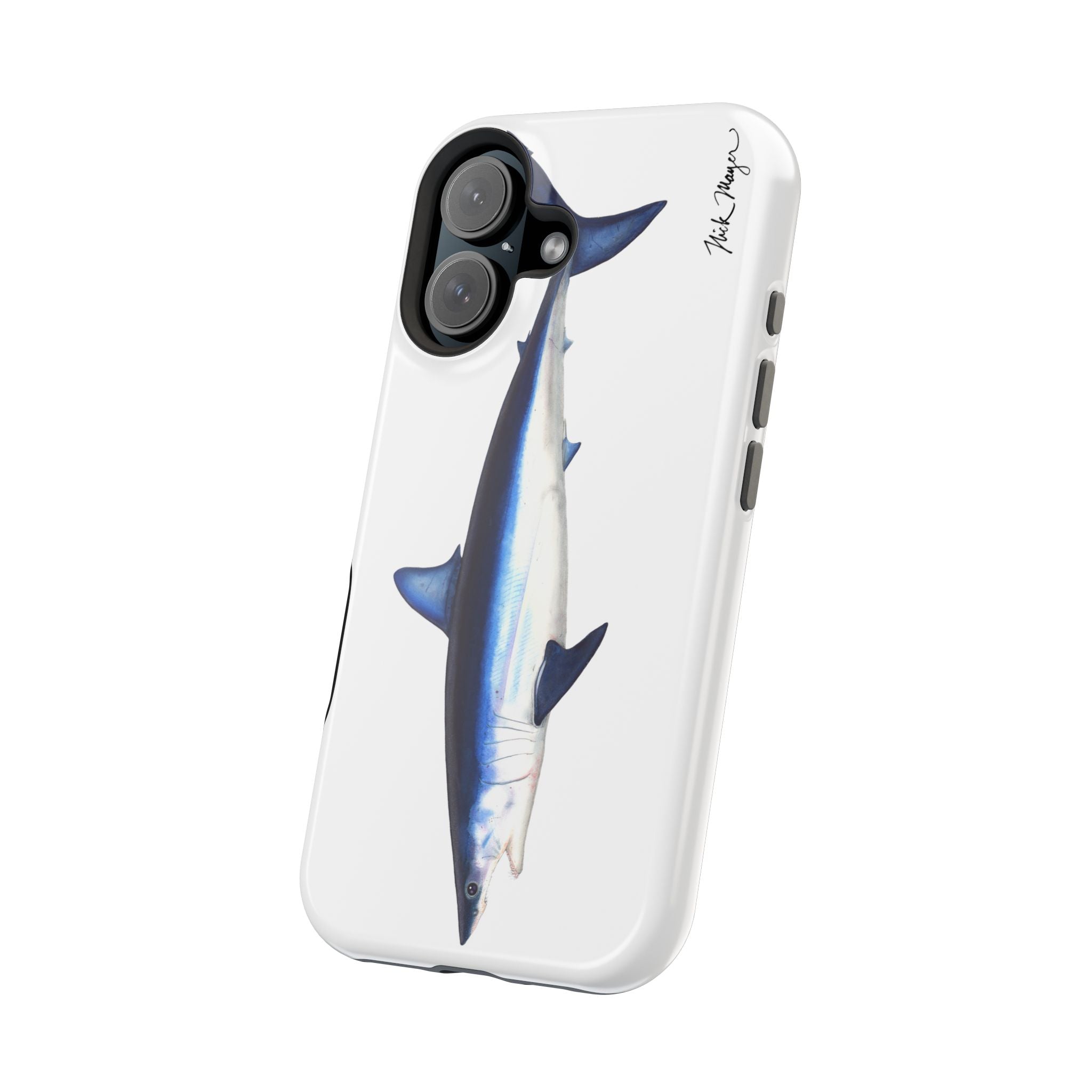 Mako Shark MagSafe White iPhone Case