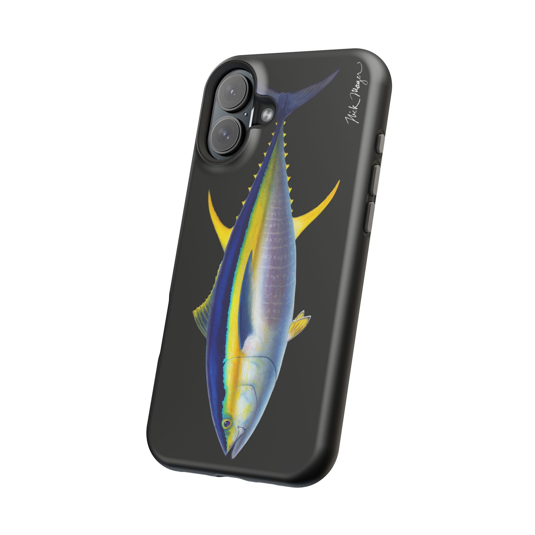 Yellowfin Tuna MagSafe Black iPhone Case