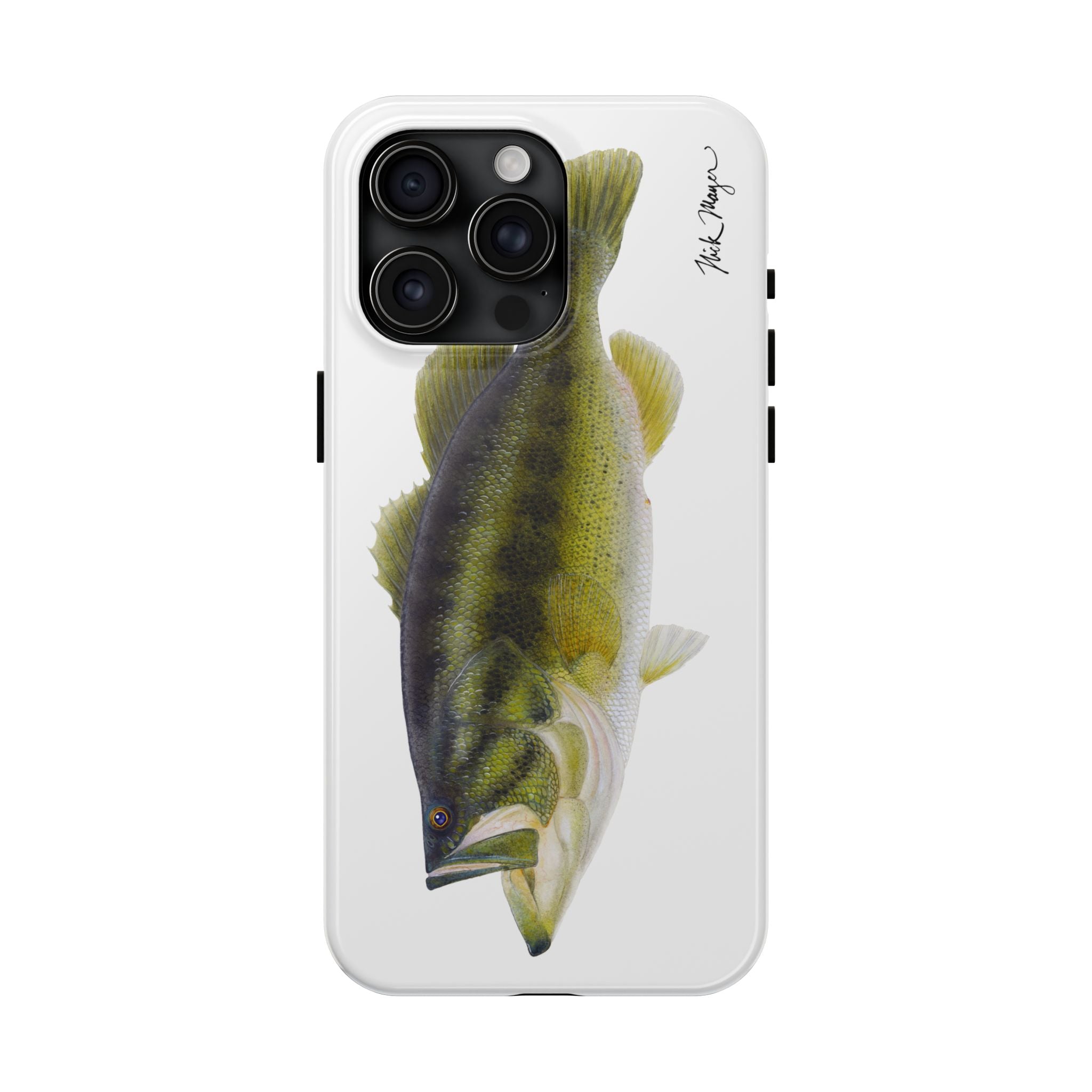 Largemouth Bass White Phone Case (iPhone)